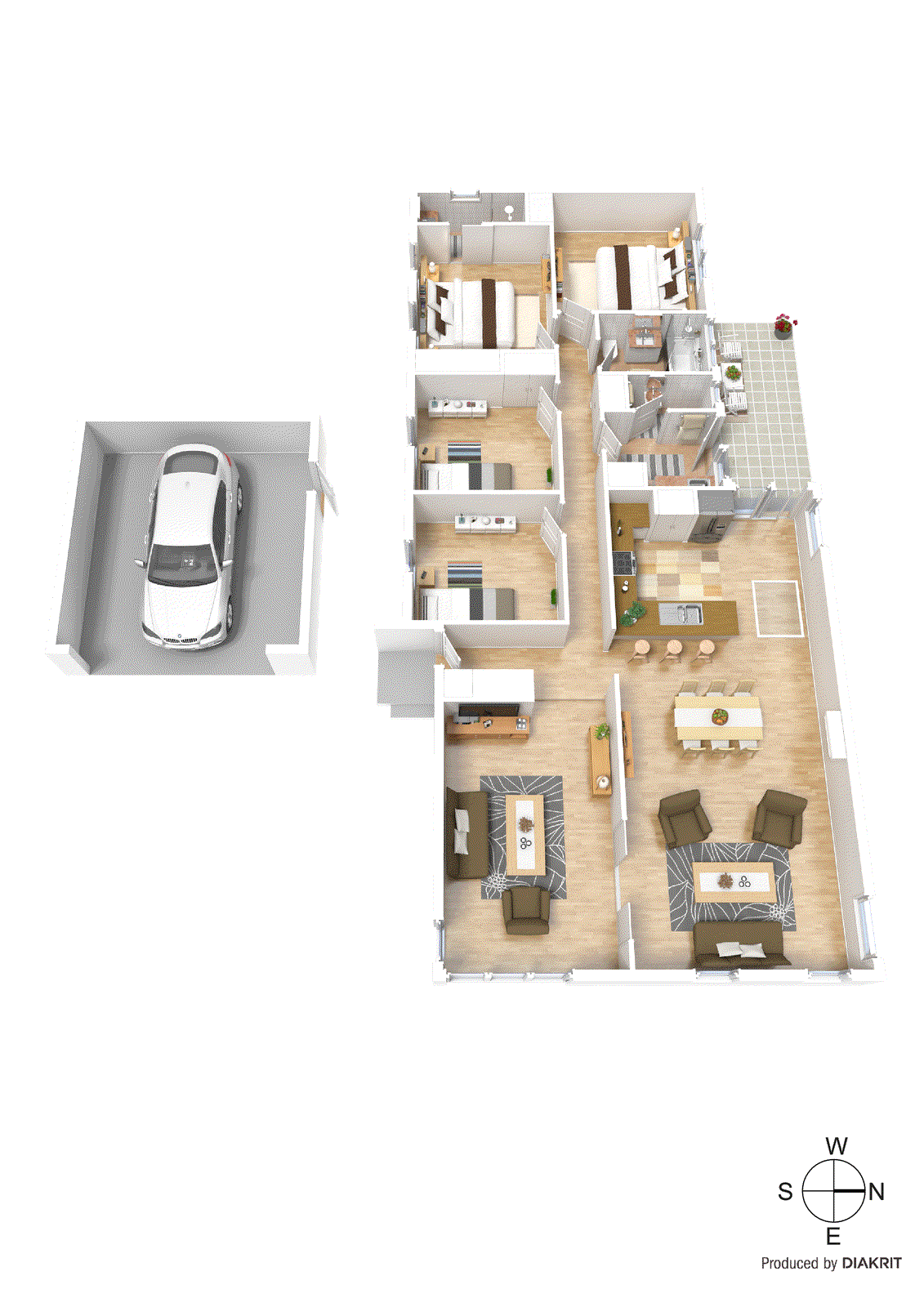 1 Caringal Court, Clayton South VIC 3169 - Floorplan