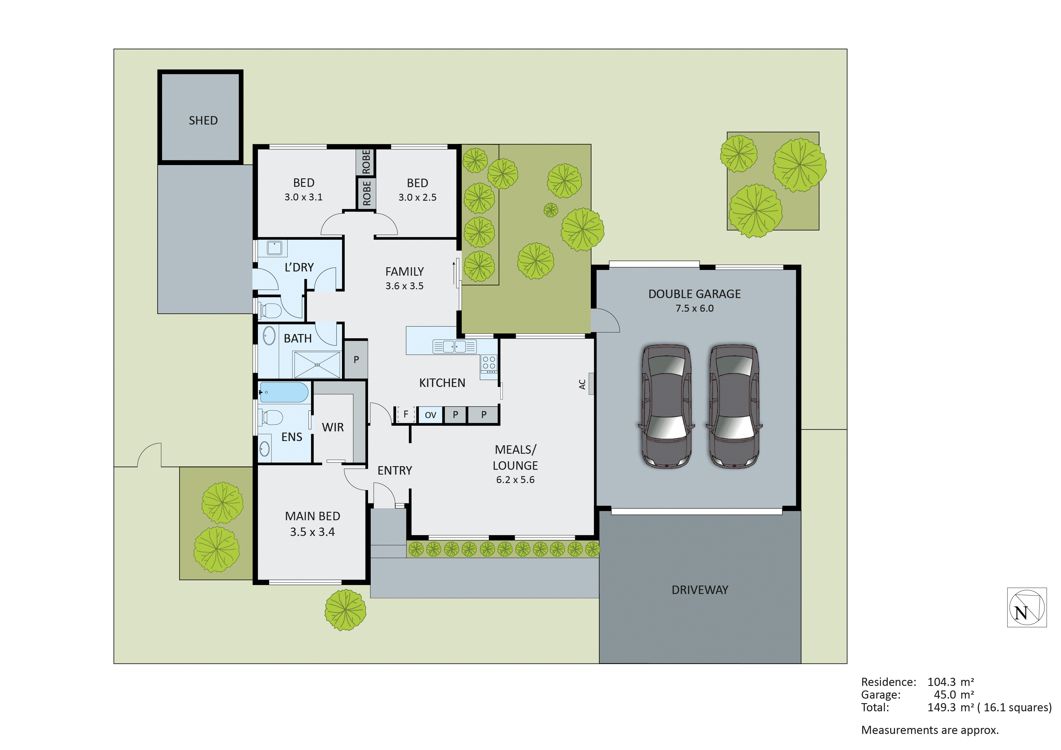 1 Cassava Court, Dingley Village VIC 3172 - Floorplan