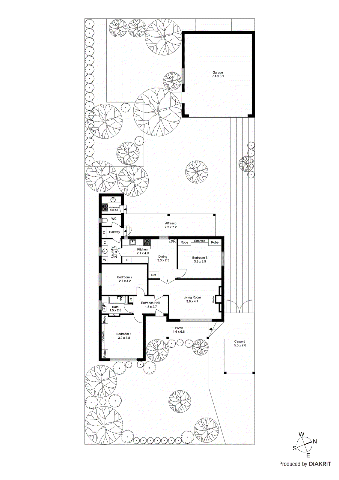 1 Celia Street, Bentleigh East VIC 3165 - Floorplan