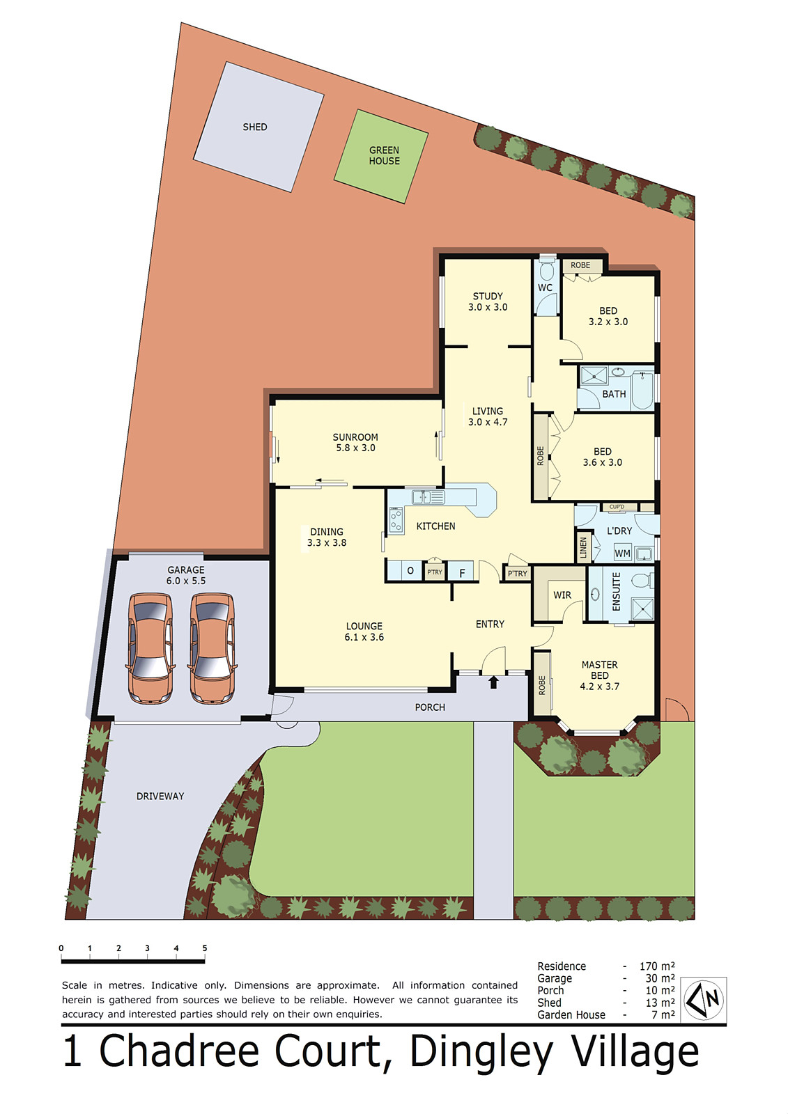 1 Chadree Court, Dingley Village VIC 3172 - Floorplan