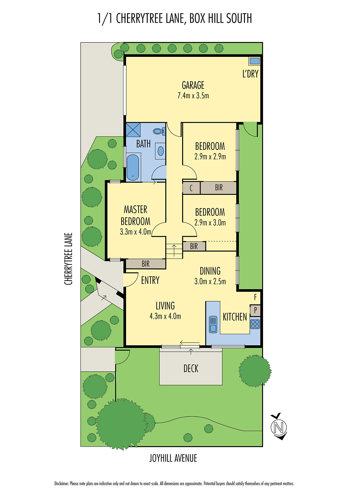 1 Cherrytree Lane, Box Hill South VIC 3128 - Floorplan