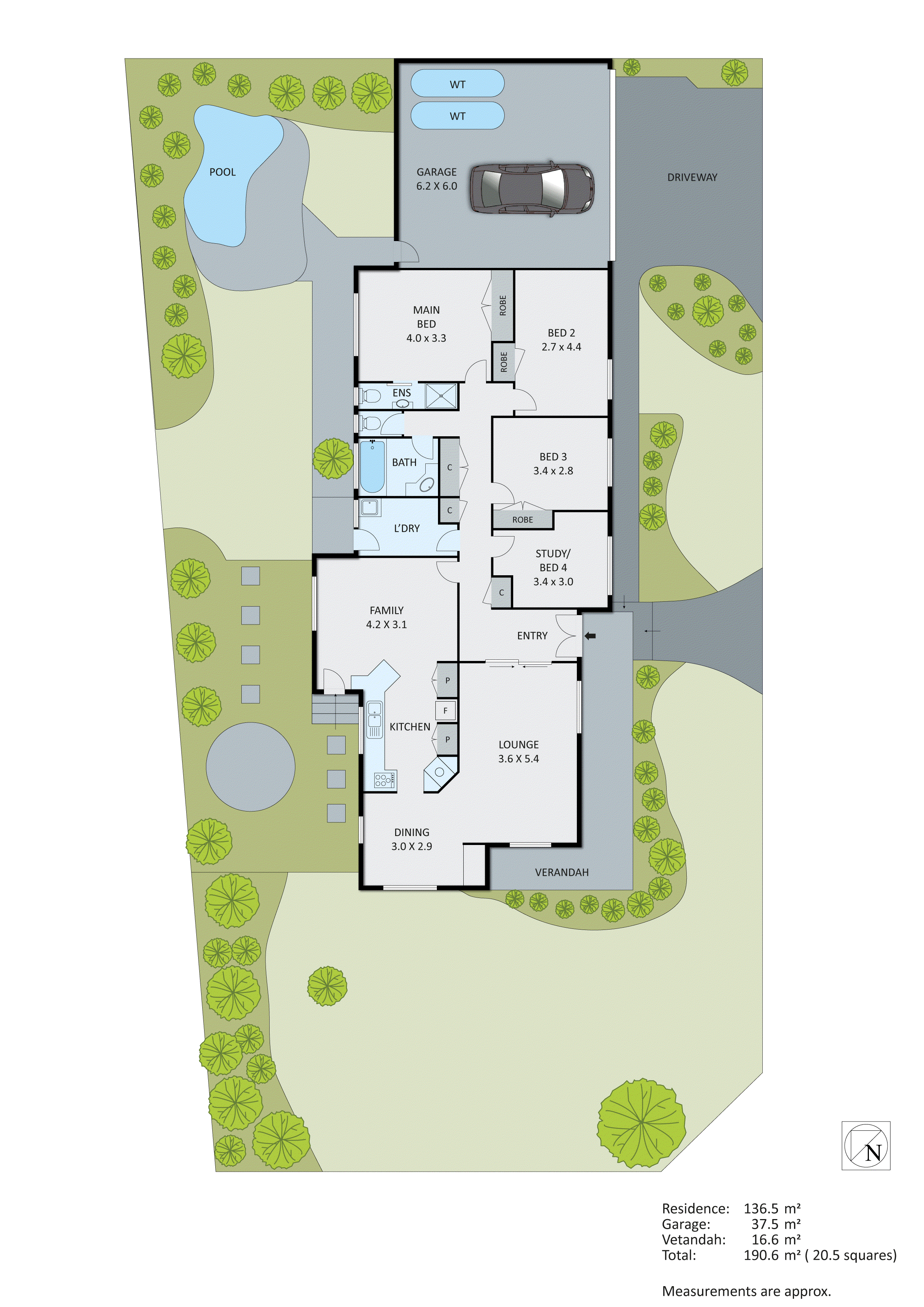 1 Club Court, Dingley Village VIC 3172 - Floorplan