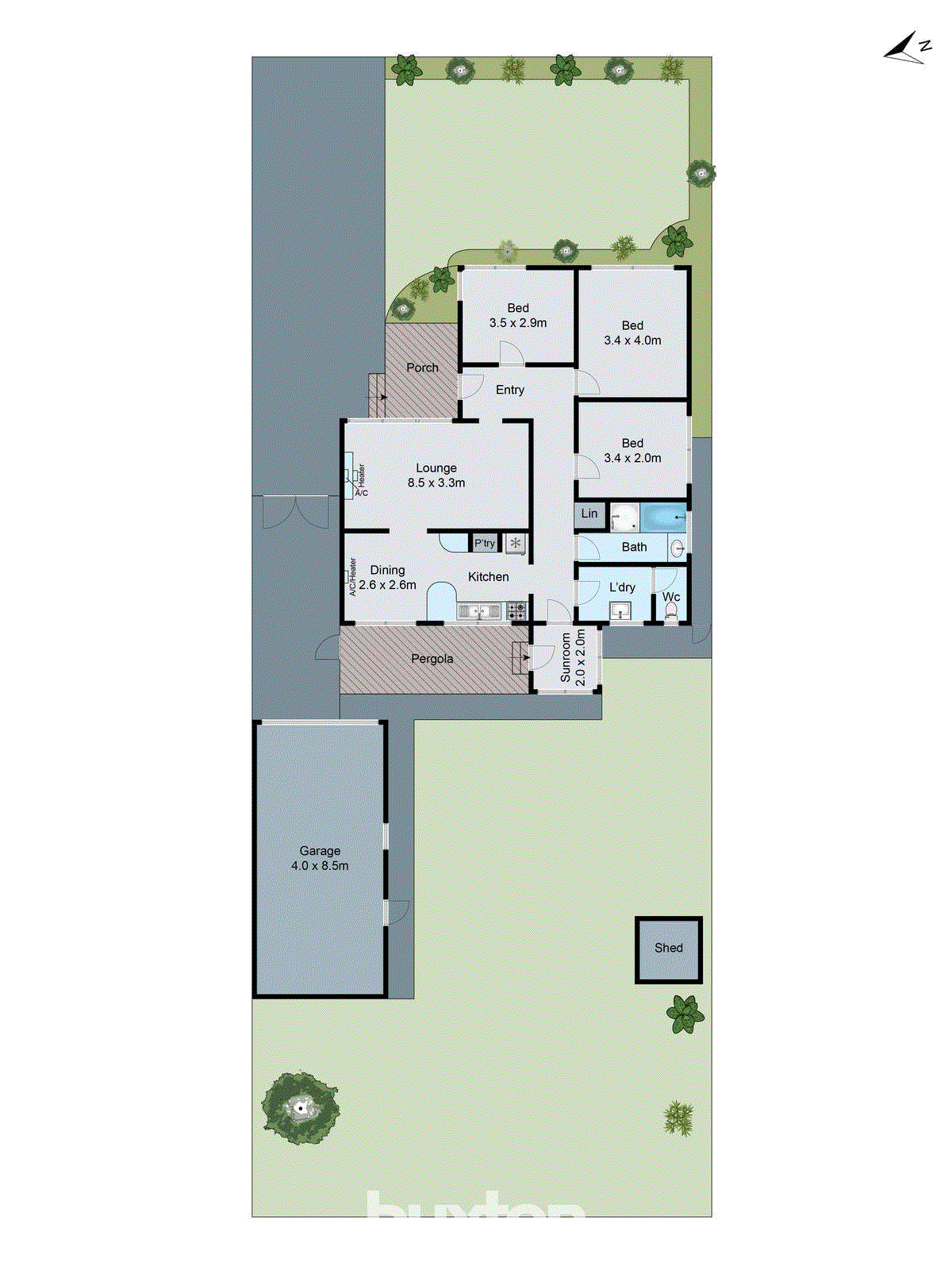 1 Coleman Court, Norlane VIC 3214 - Floorplan