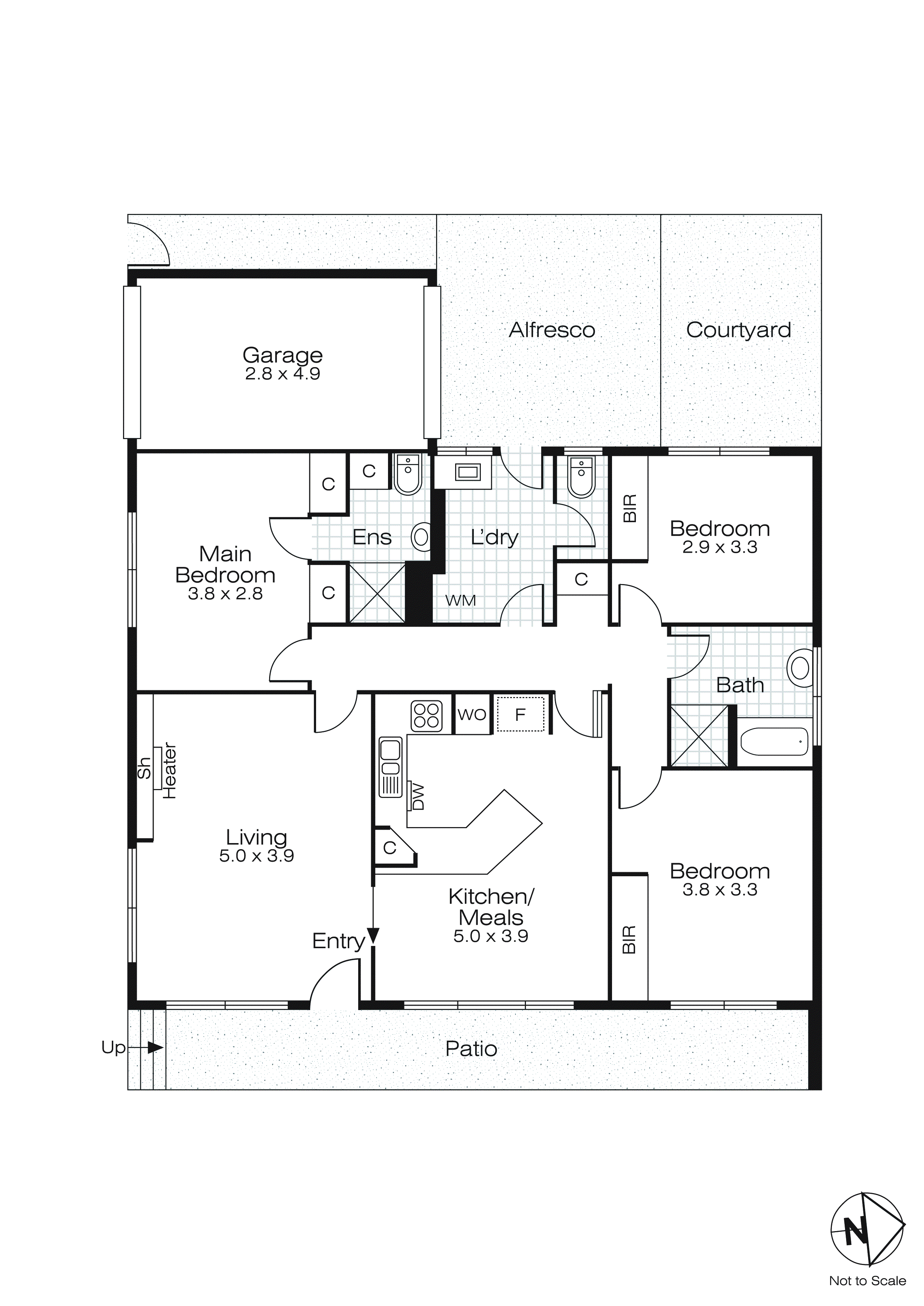 1 Conniston Street, Wendouree VIC 3355 - Floorplan