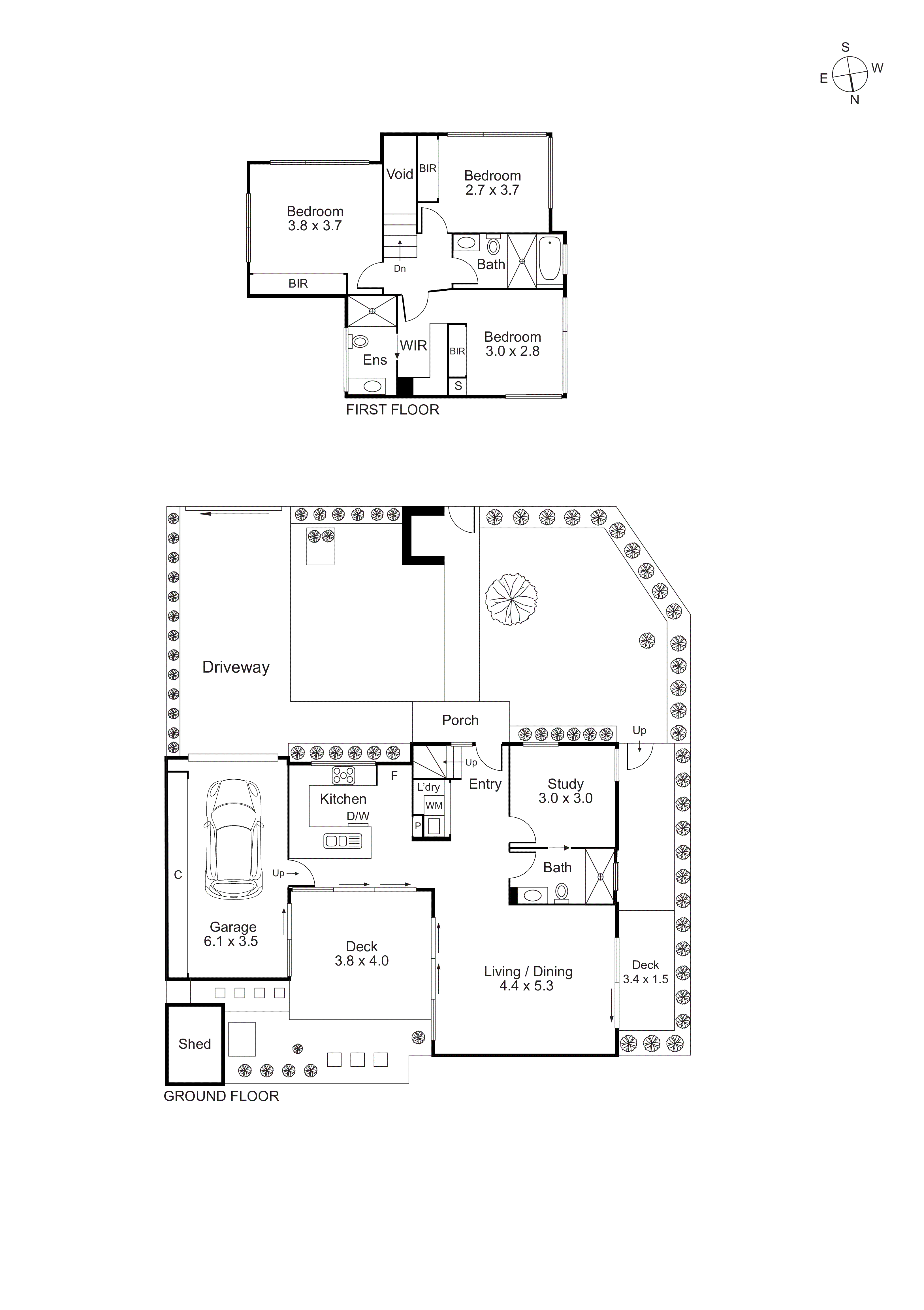 1 Correa Avenue, Cheltenham VIC 3192 - Floorplan