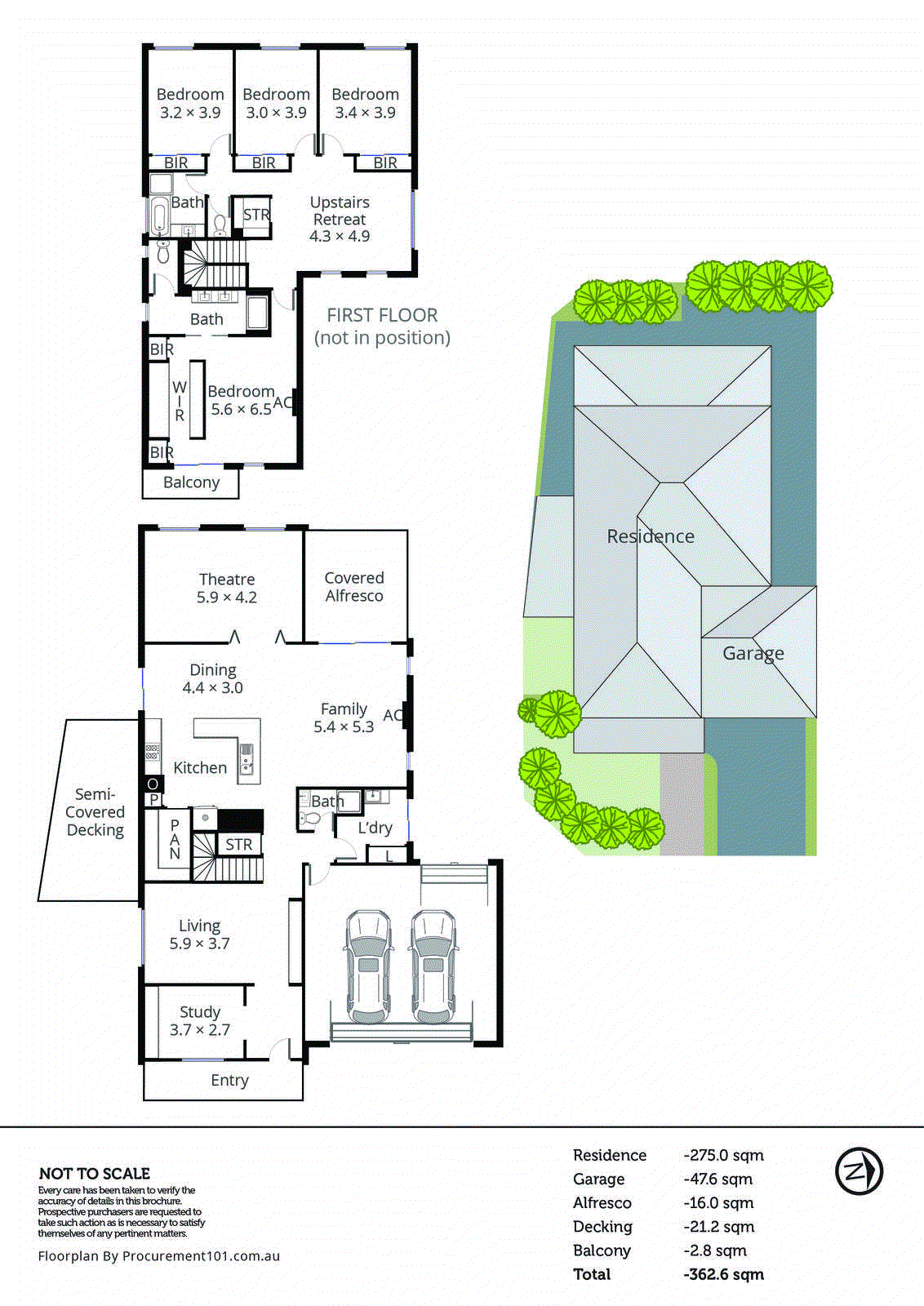 1 Cottongum Avenue, Keysborough VIC 3173 - Floorplan