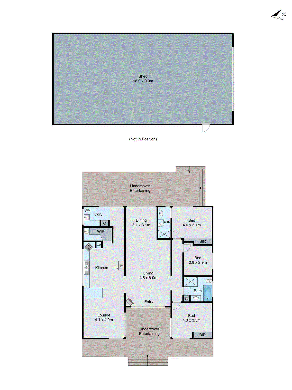 1 Coulter Street, Newcomb VIC 3219 - Floorplan