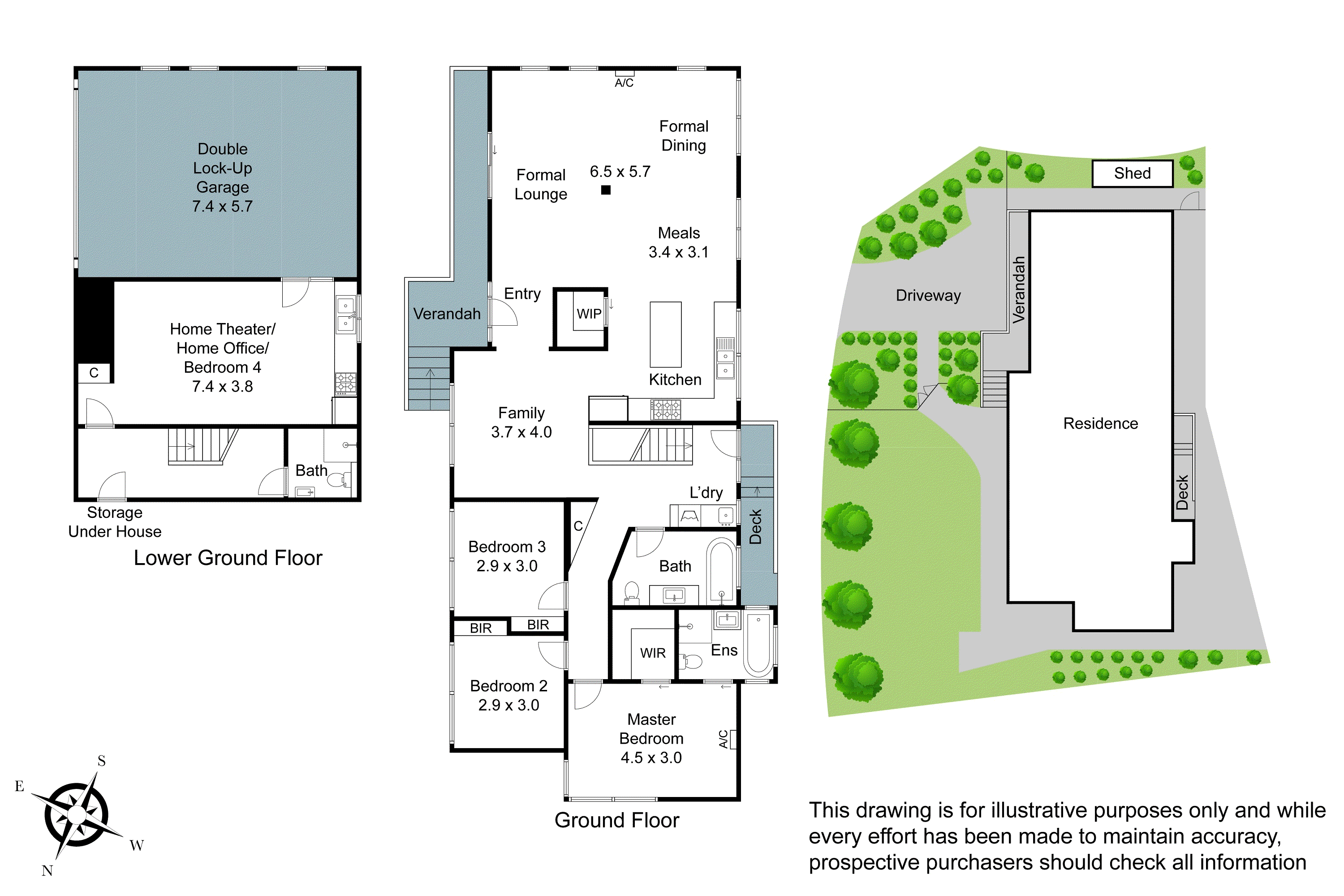 1 Crystal Court, Wheelers Hill VIC 3150 - Floorplan