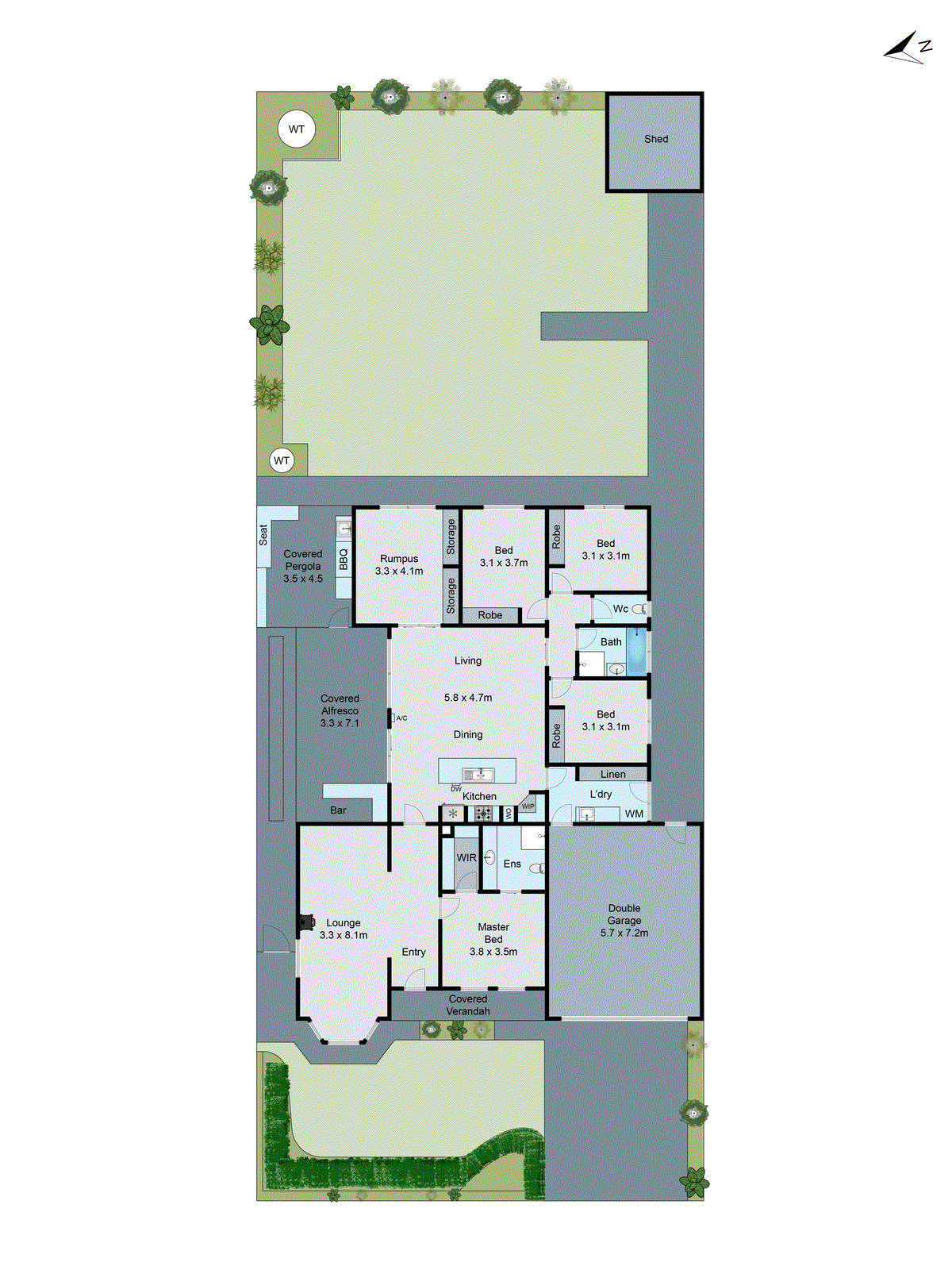 1 Curdie Place, Grovedale VIC 3216 - Floorplan