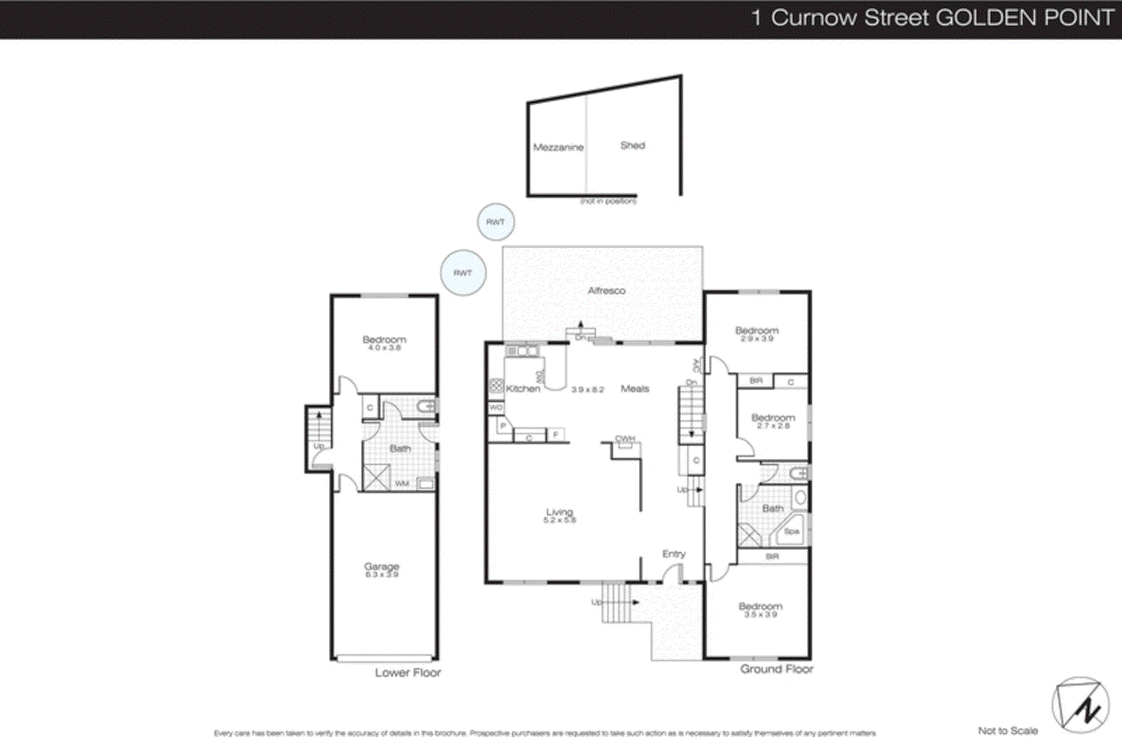 1 Curnow Street, Golden Point VIC 3350 - Floorplan