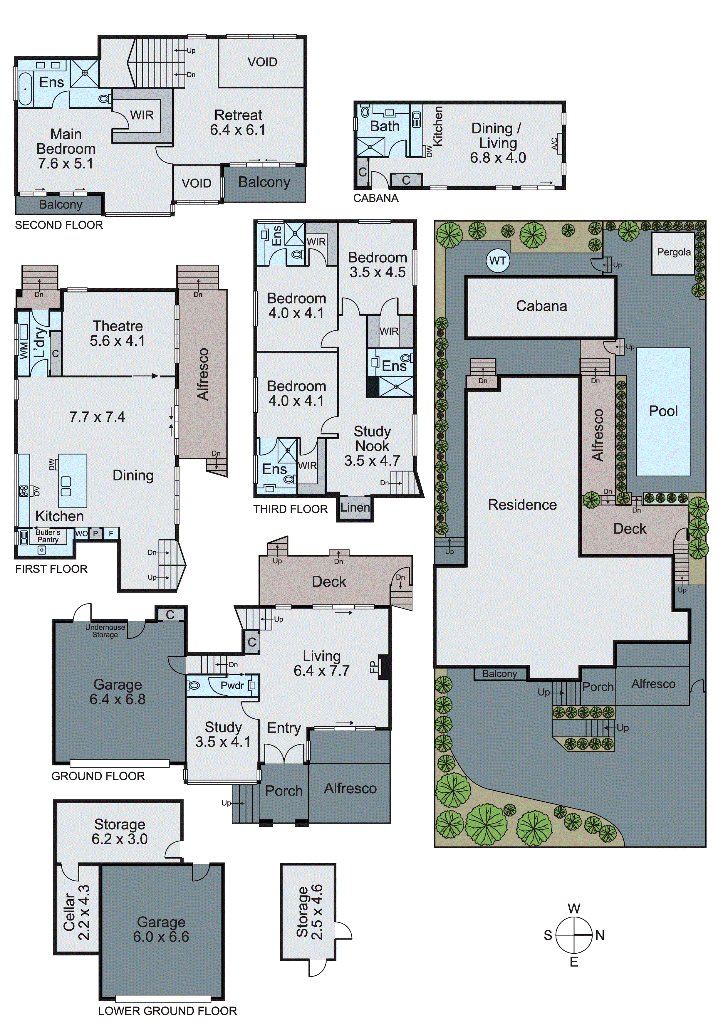 1 Cuthbert Court, Wheelers Hill VIC 3150 - Floorplan