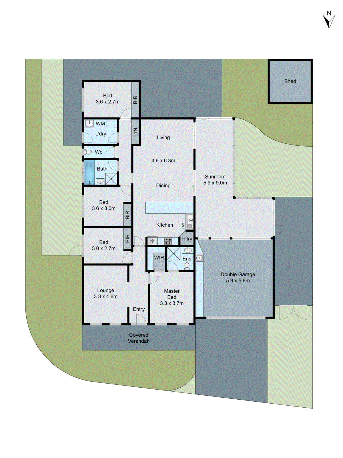 1 Darvel Court, Leopold VIC 3224 - Floorplan