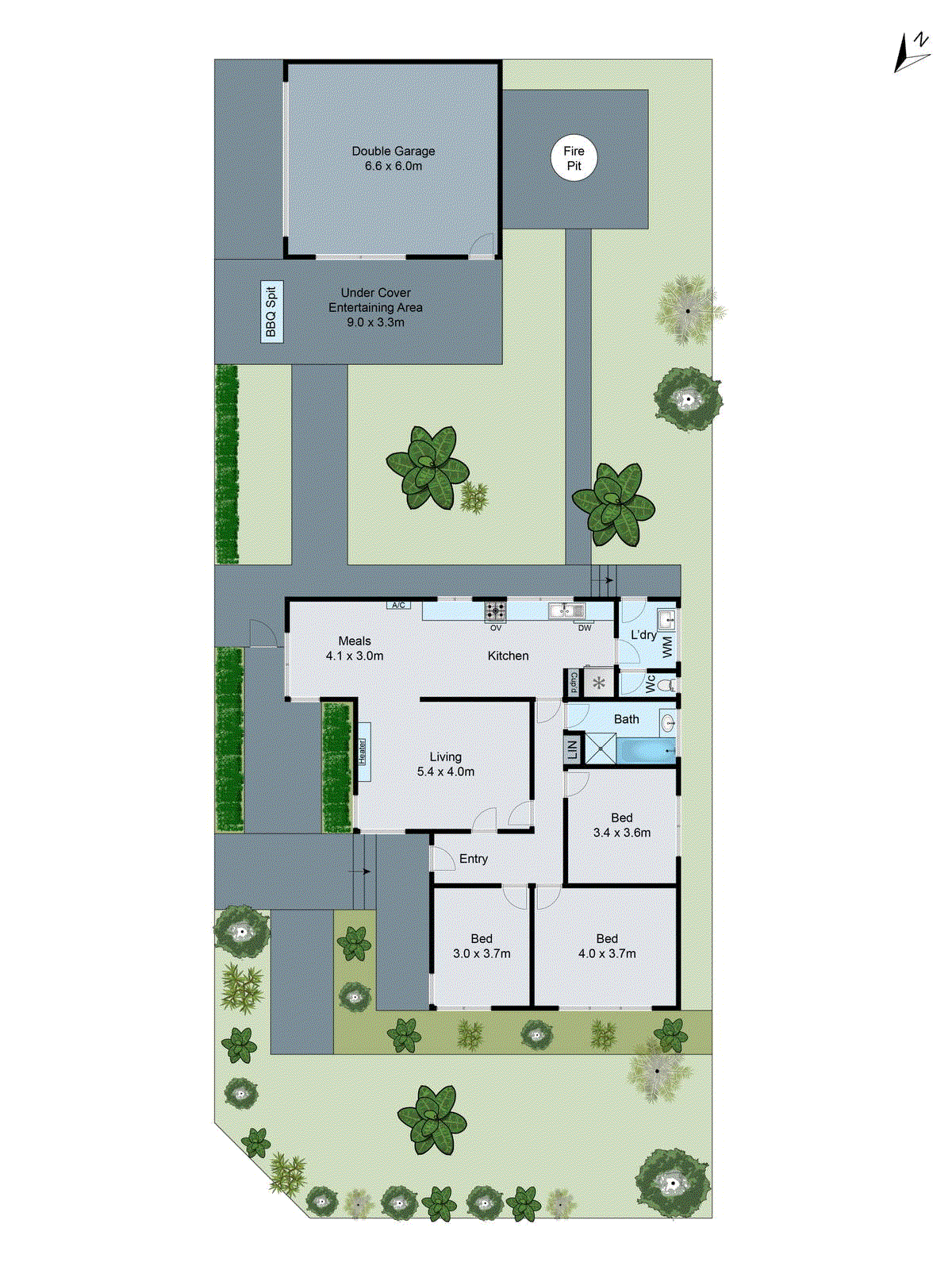 1 Davey Court, Springvale VIC 3171 - Floorplan