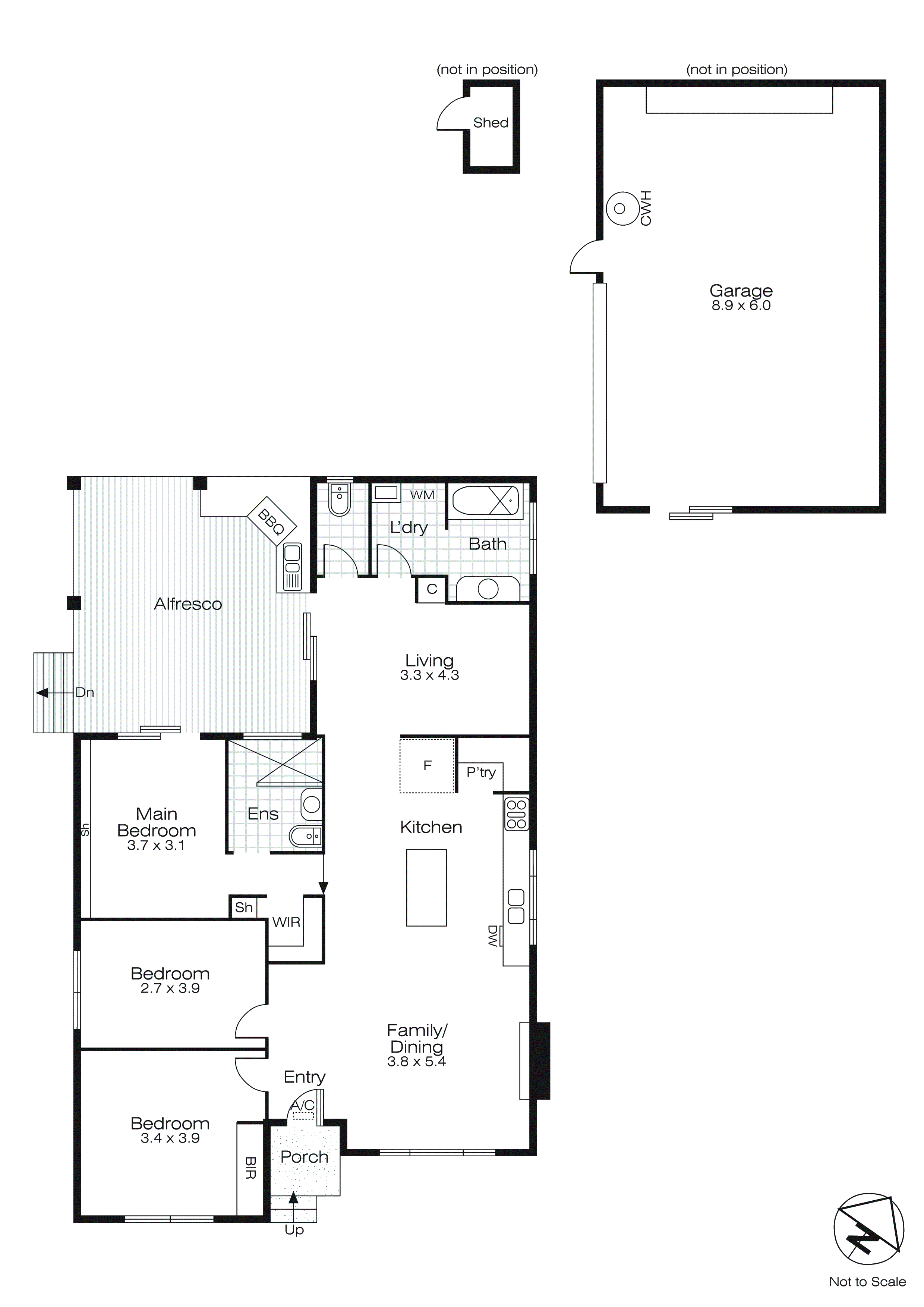 1 Daylesford Road, Brown Hill VIC 3350 - Floorplan