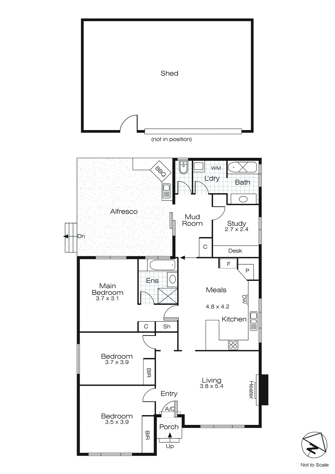 1 Daylesford Road, Brown Hill VIC 3350 - Floorplan
