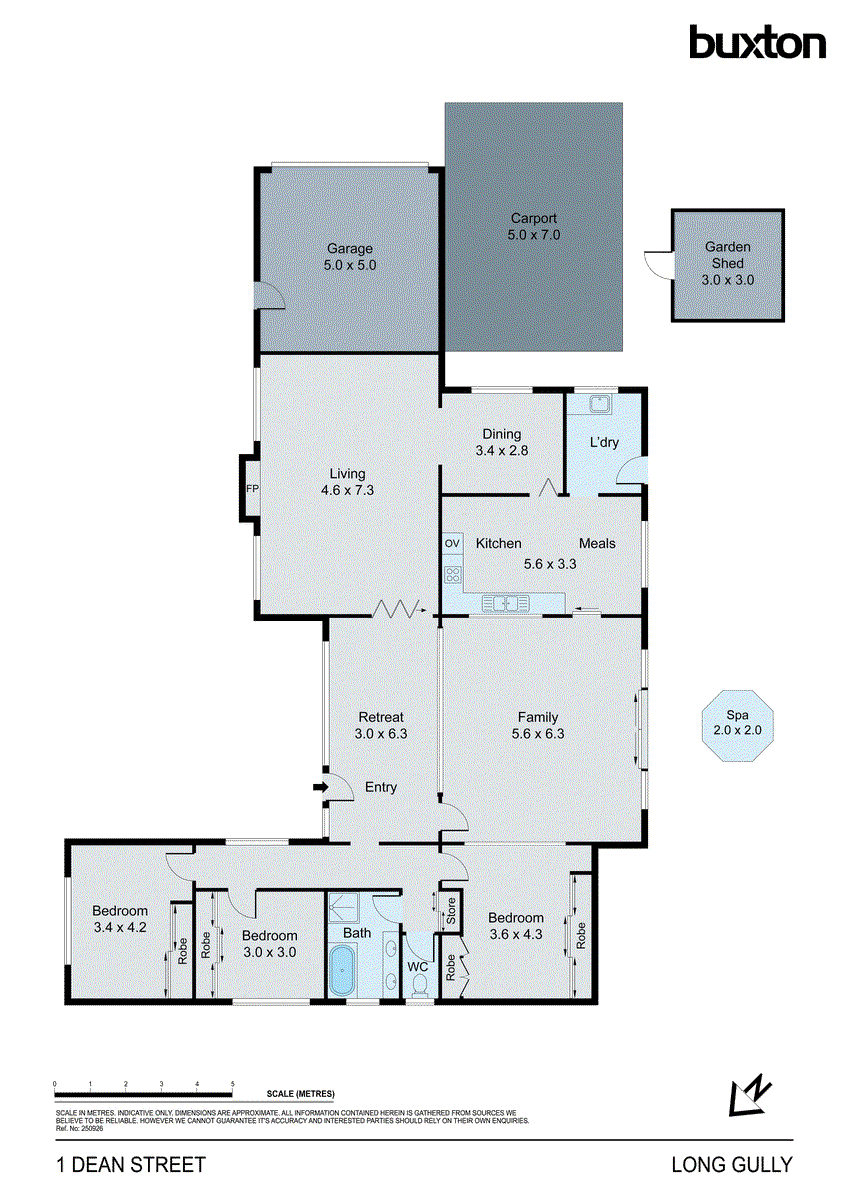 1 Dean Street, Long Gully VIC 3550 - Floorplan