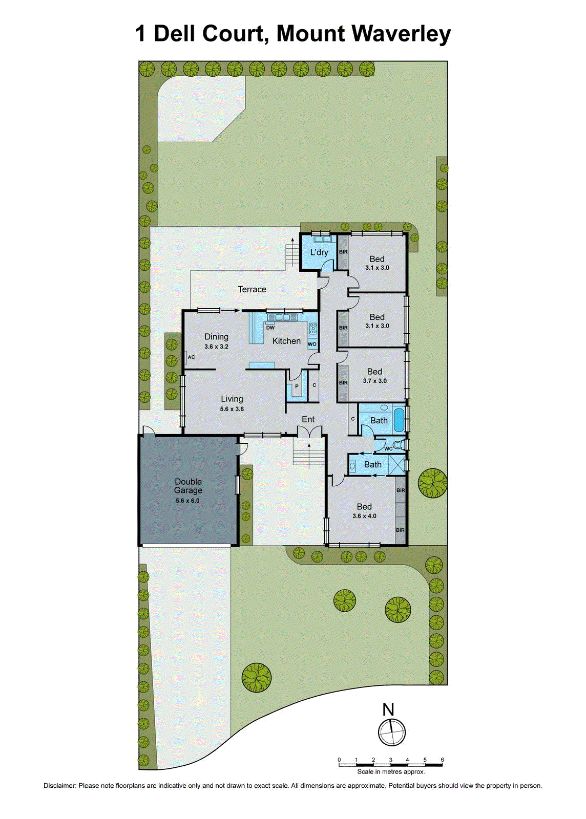 1 Dell Court, Mount Waverley VIC 3149 - Floorplan