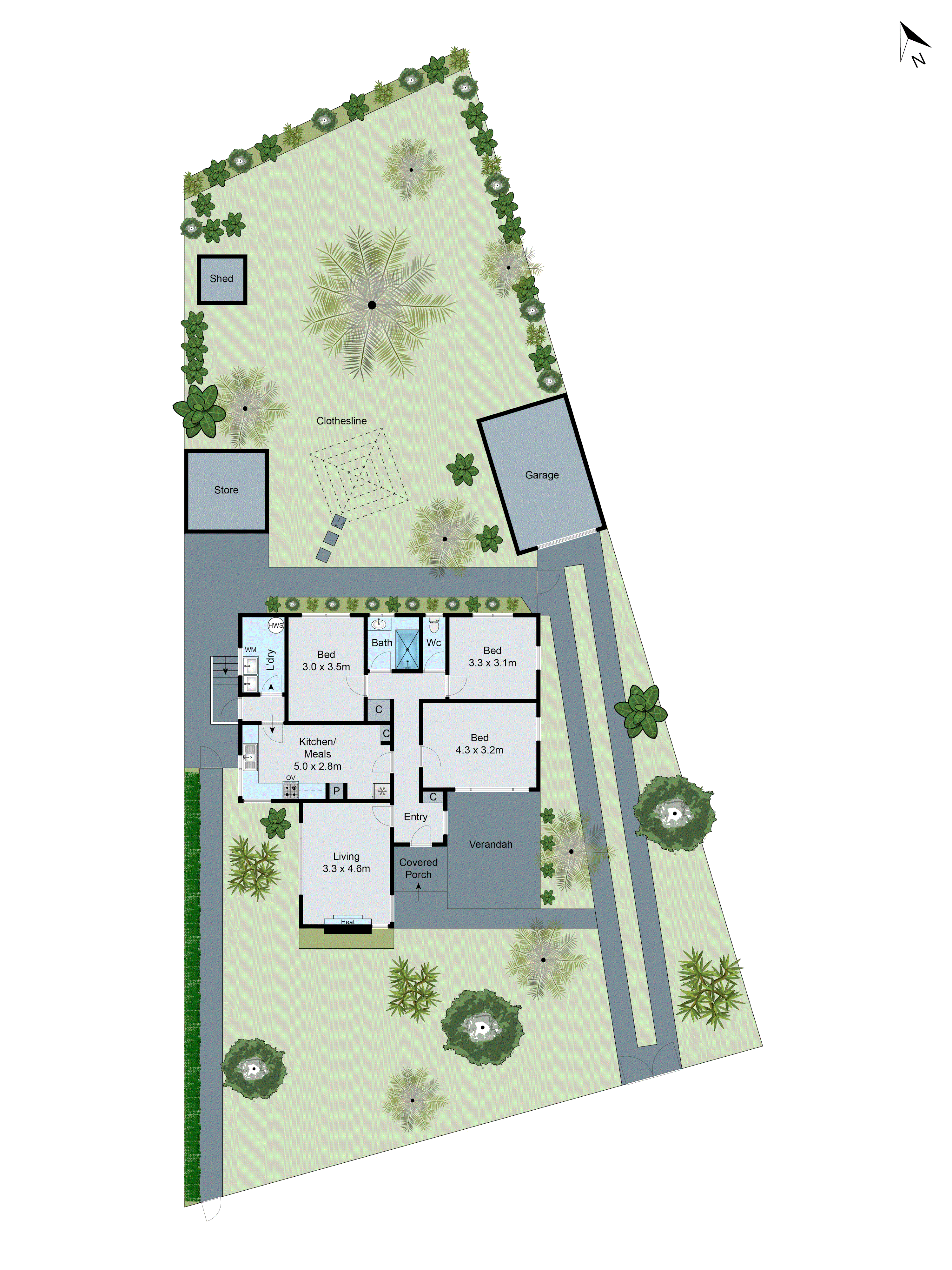 1 Delta Avenue, Ashwood VIC 3147 - Floorplan