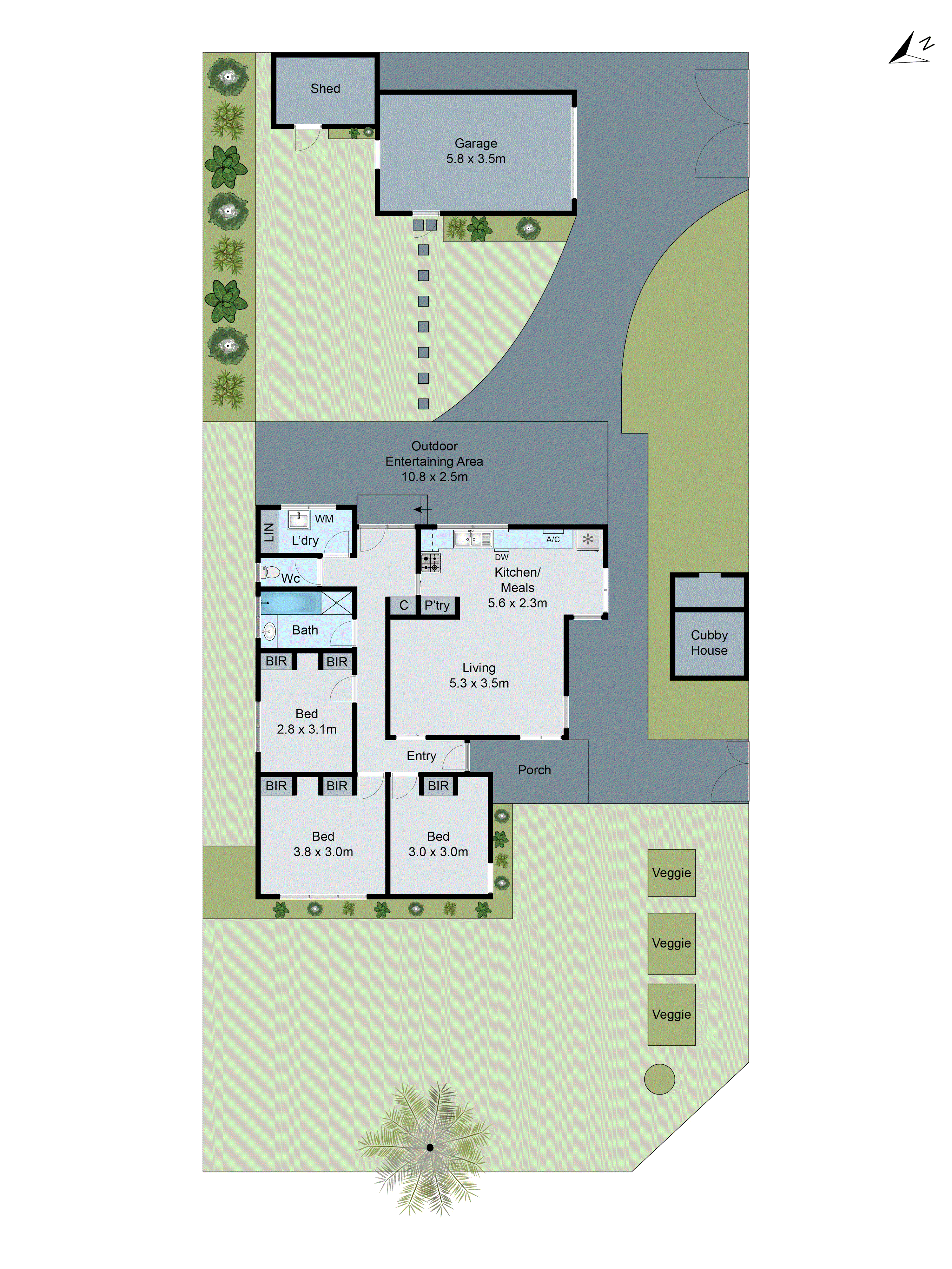 1 Derby Road, Herne Hill VIC 3218 - Floorplan