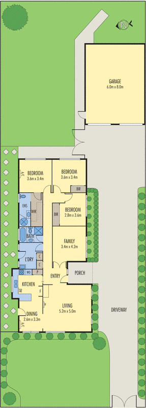 1 Dorling Court, Corio VIC 3214 - Floorplan