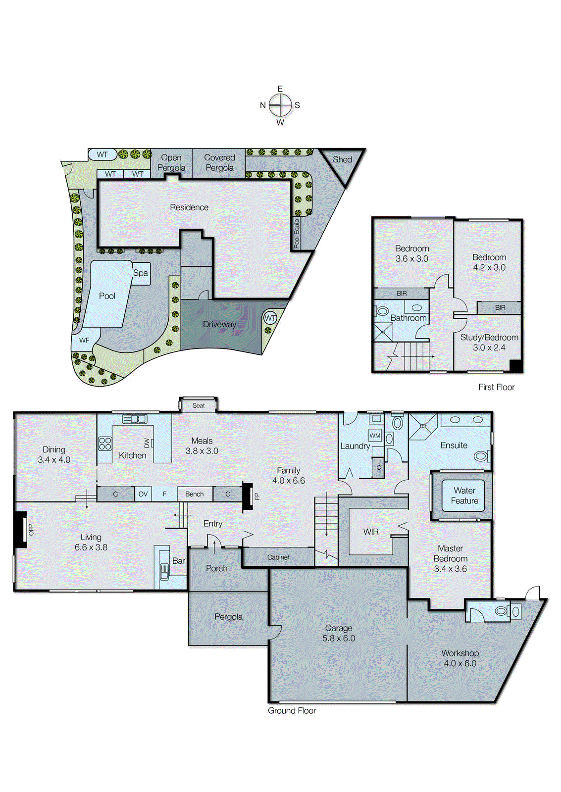 1 Downland Place, Dingley Village VIC 3172 - Floorplan