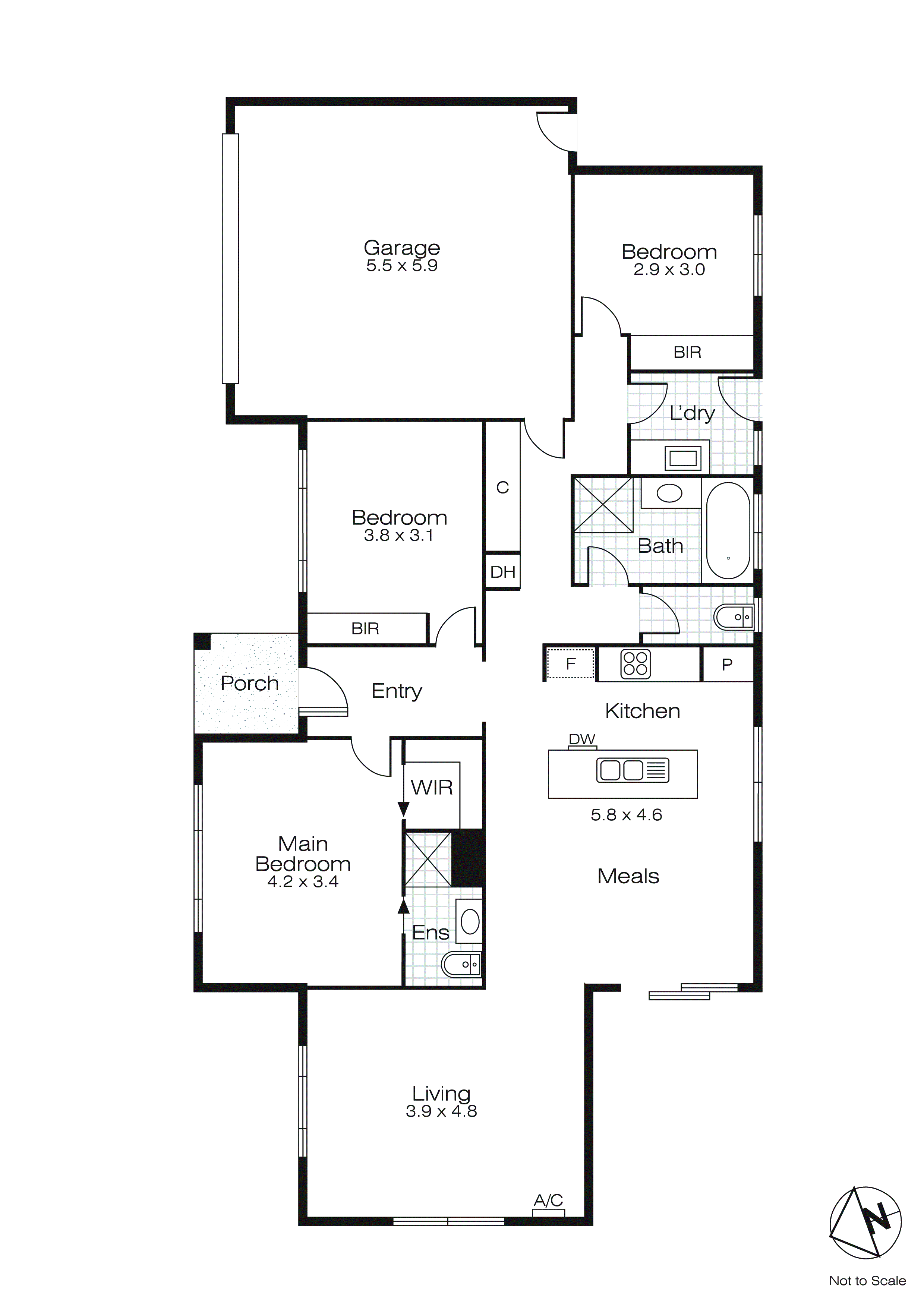 1 Dublin Street, Alfredton VIC 3350 - Floorplan