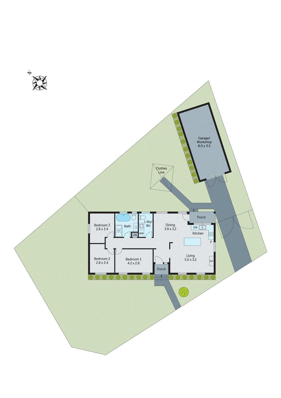 1 Durham Court, Corio VIC 3214 - Floorplan