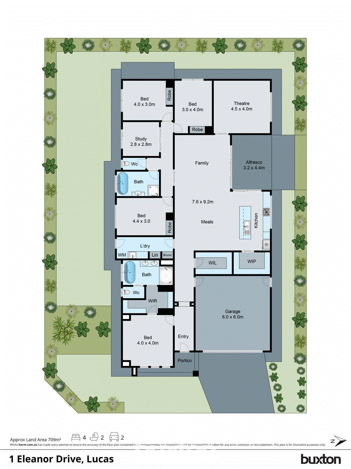 1 Eleanor Drive, Lucas VIC 3350 - Floorplan