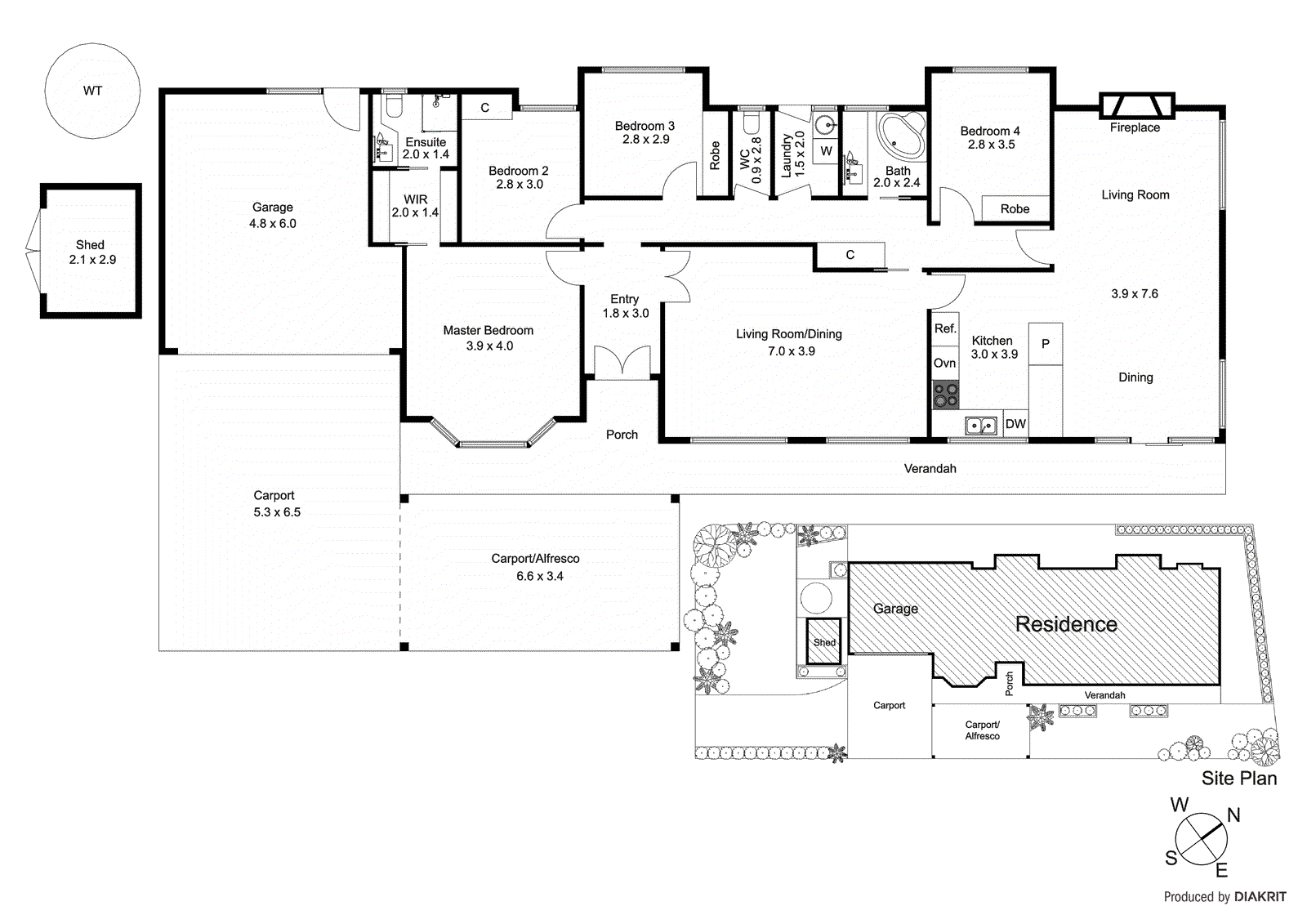 1 Errol Close, Aspendale Gardens VIC 3195 - Floorplan