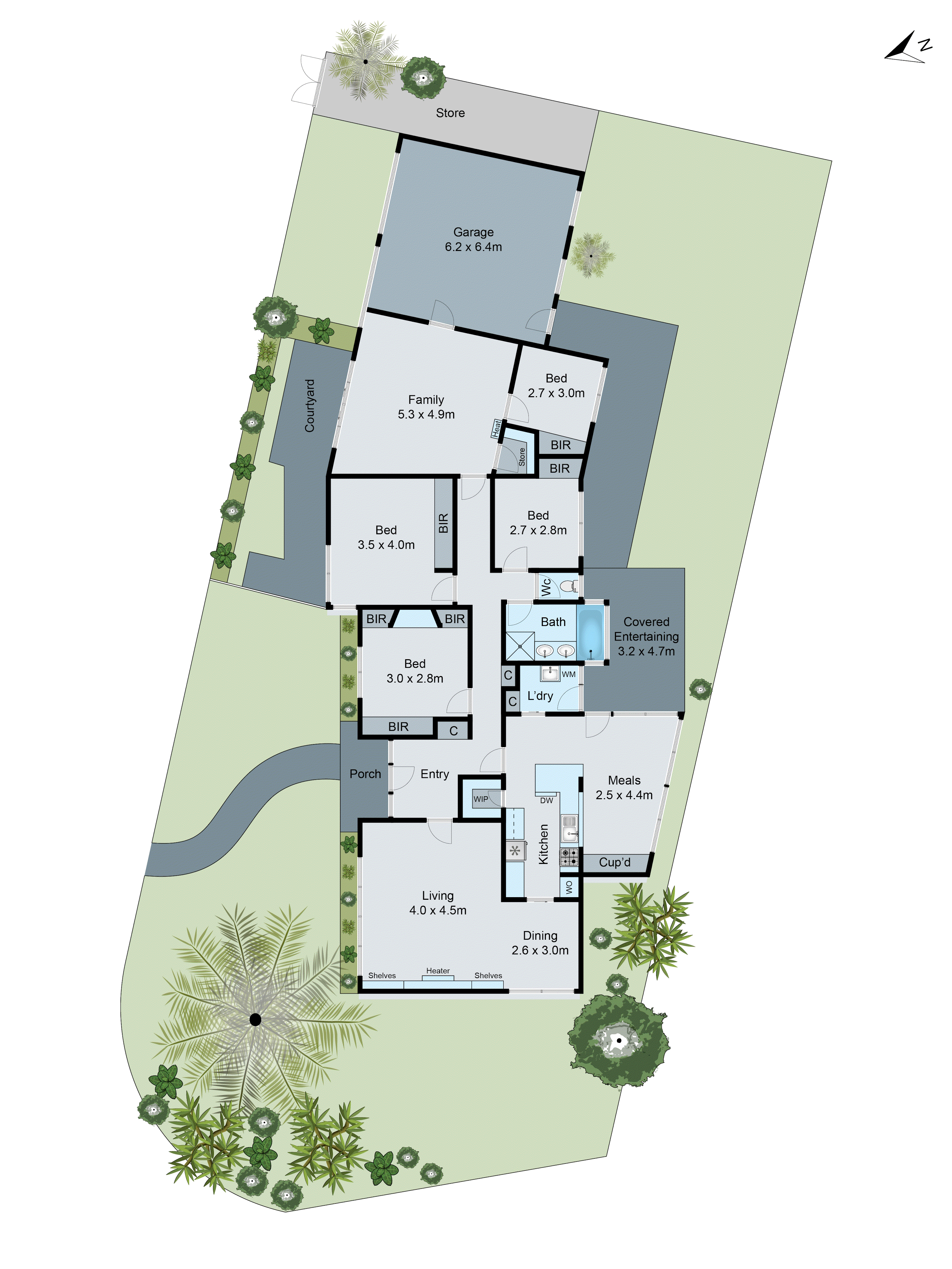 1 Essington Court, Mulgrave VIC 3170 - Floorplan