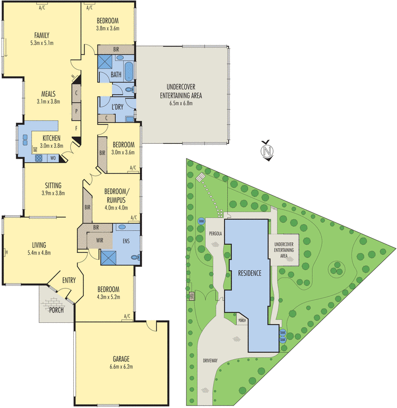 1 Farrer Close, Wandana Heights VIC 3216 - Floorplan