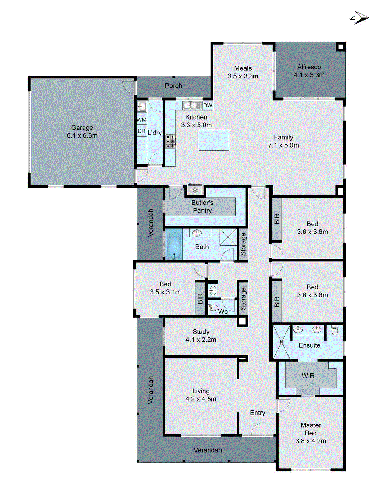 1 Farrer Drive, Moriac VIC 3240 - Floorplan