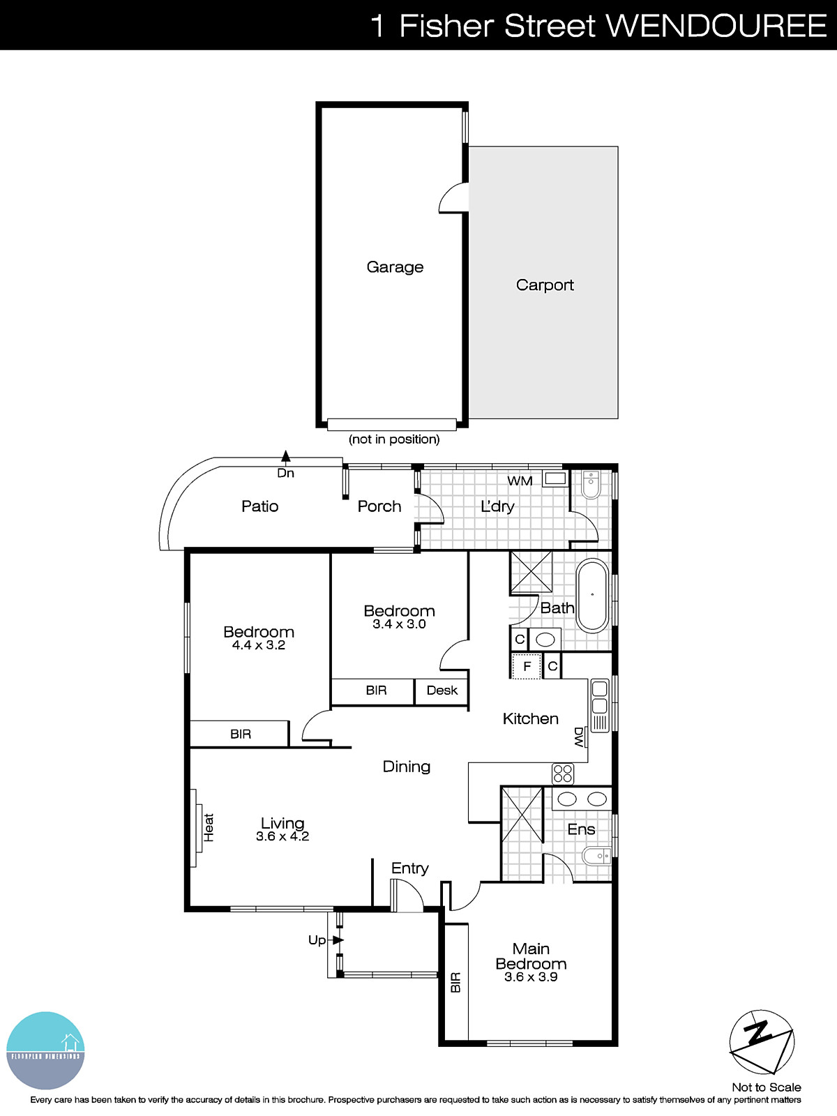 1 Fisher Street, Wendouree VIC 3355 - Floorplan