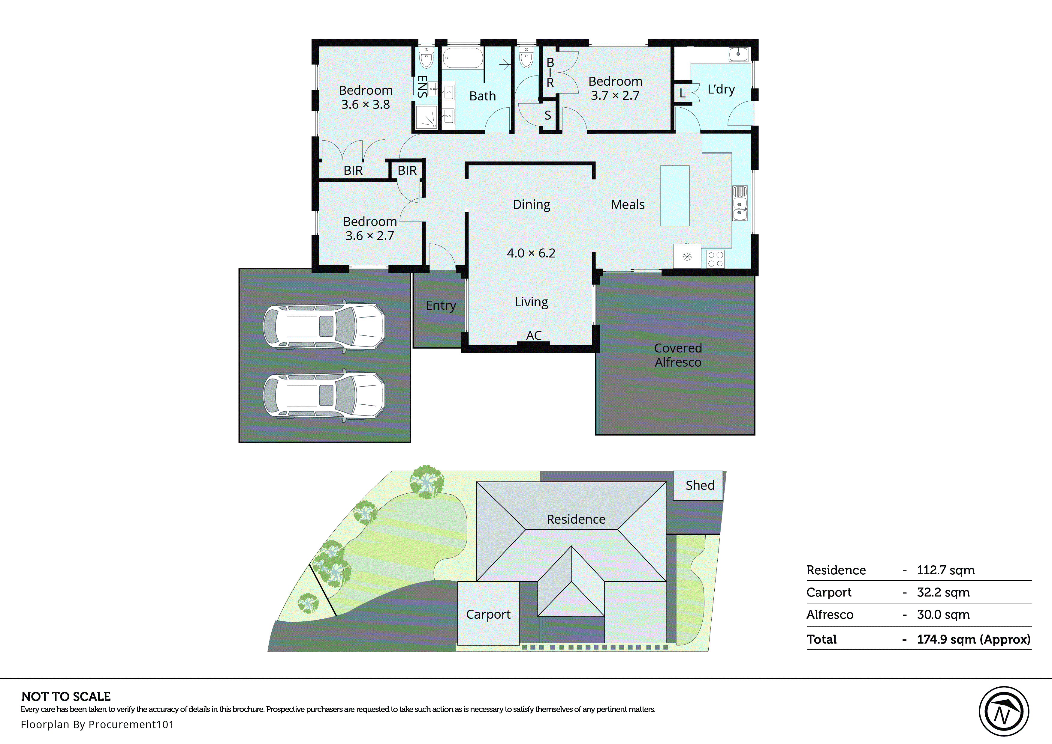 1 Fleckney Court, Keysborough VIC 3173 - Floorplan
