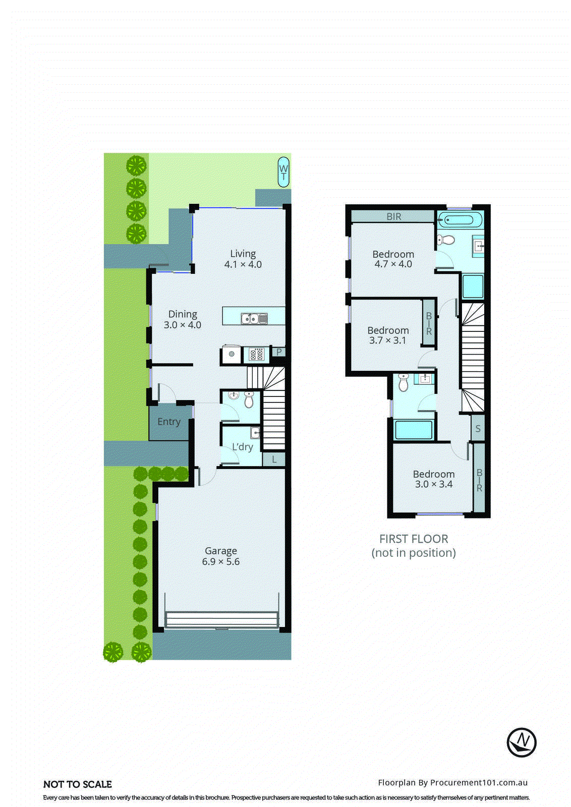 1 Fleming Street, Noble Park VIC 3174 - Floorplan