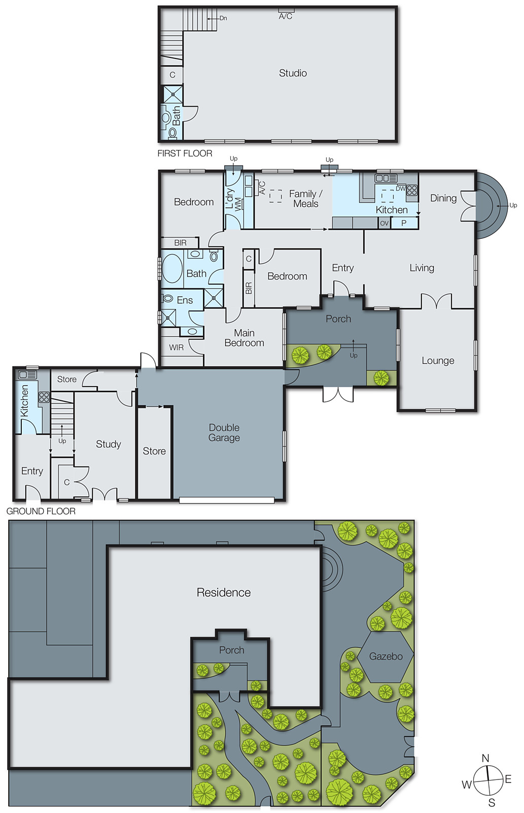 1 Forest Court, Glen Waverley VIC 3150 - Floorplan