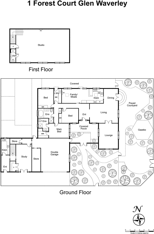 1 Forest Court, Glen Waverley VIC 3150 - Floorplan