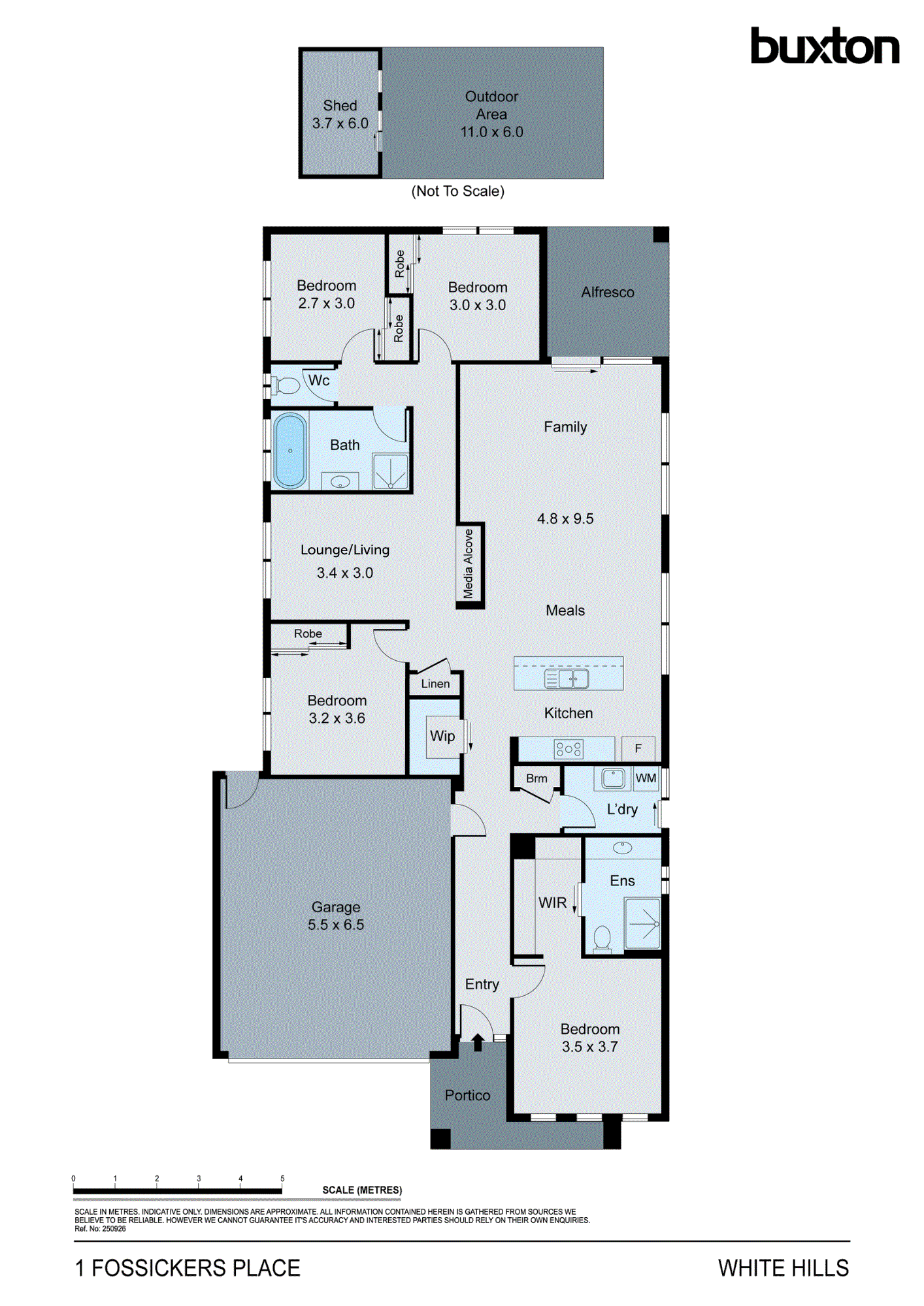 1 Fossickers Place, White Hills VIC 3550 - Floorplan