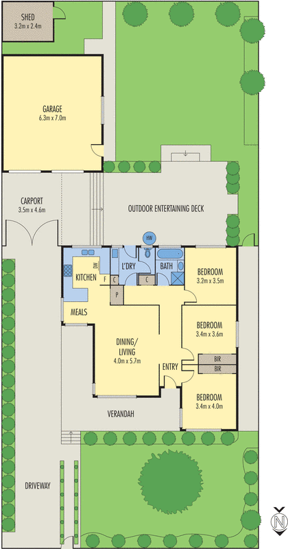 1 Foxhow Court, Hamlyn Heights VIC 3215 - Floorplan