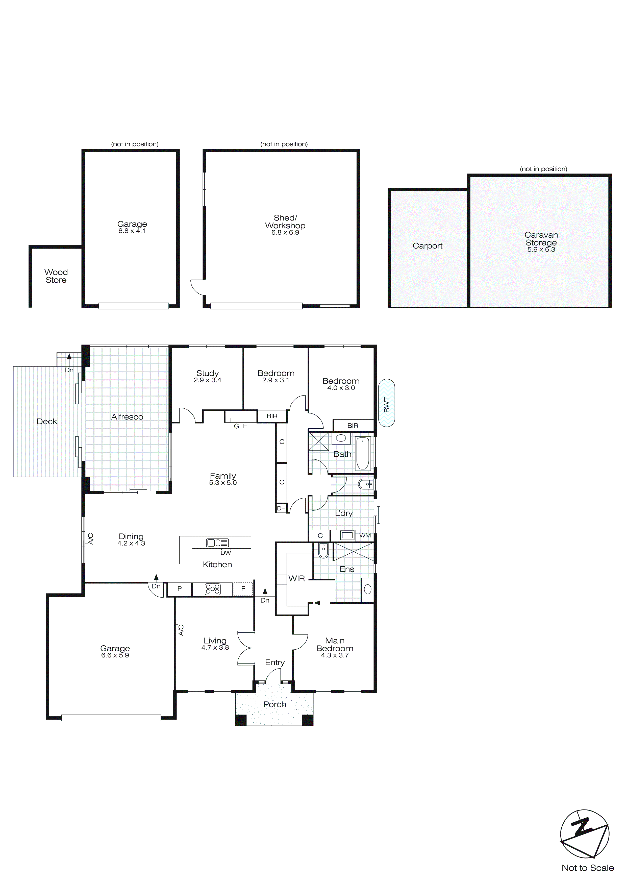 1 Fraser Court, Ballan VIC 3342 - Floorplan