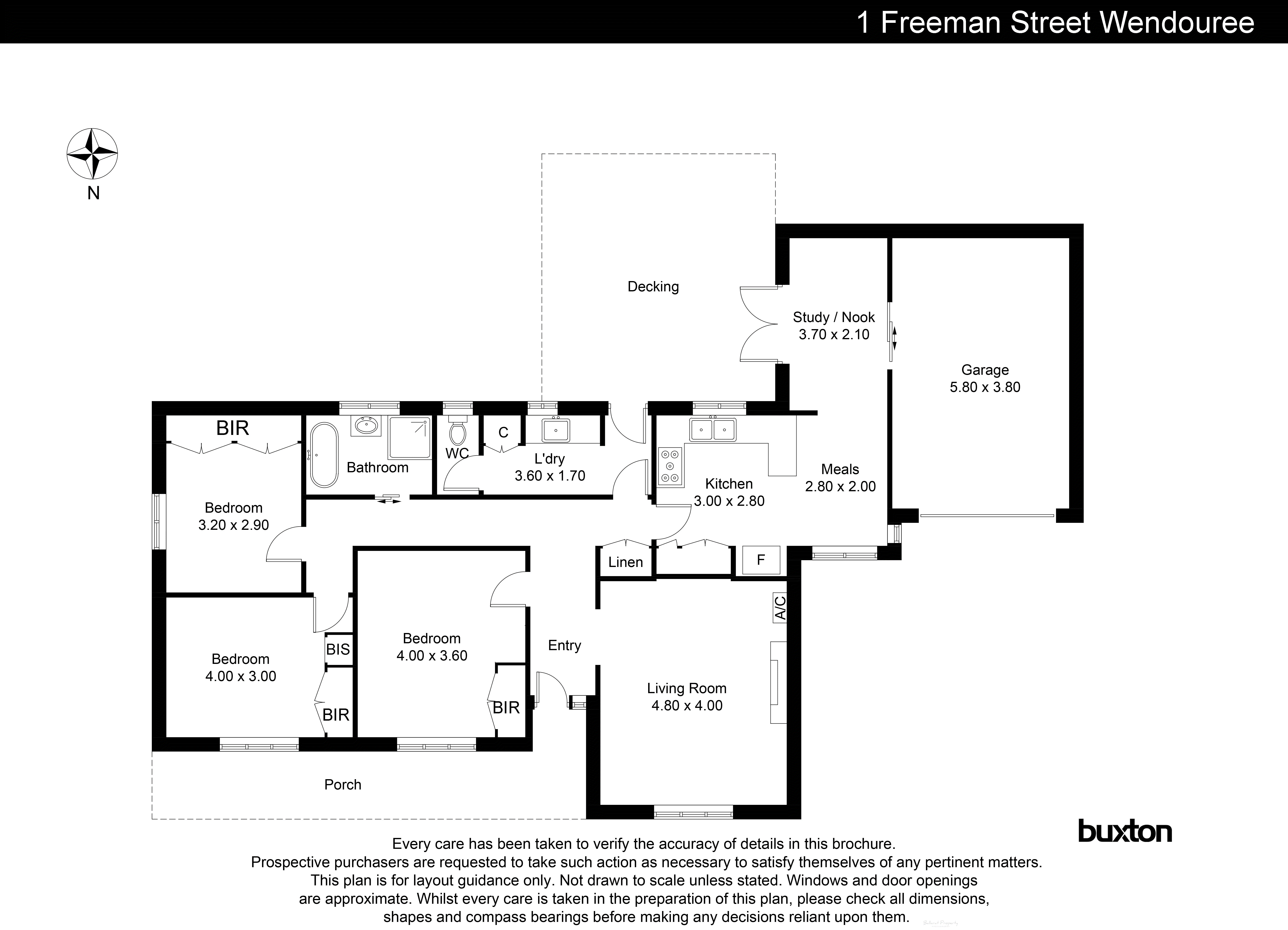 1 Freeman Street, Wendouree VIC 3355 - Floorplan