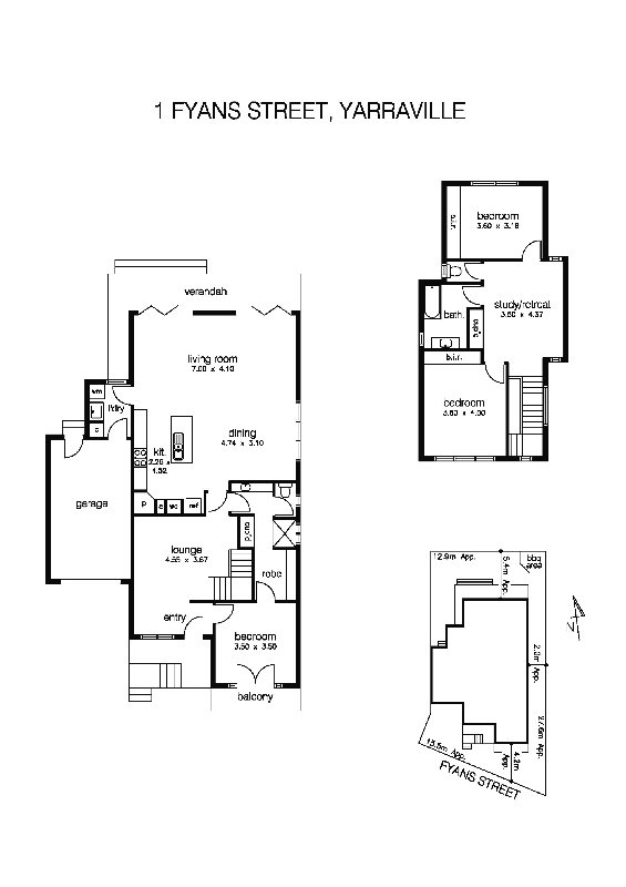 1 Fyans Street, YARRAVILLE VIC 3013 - Floorplan