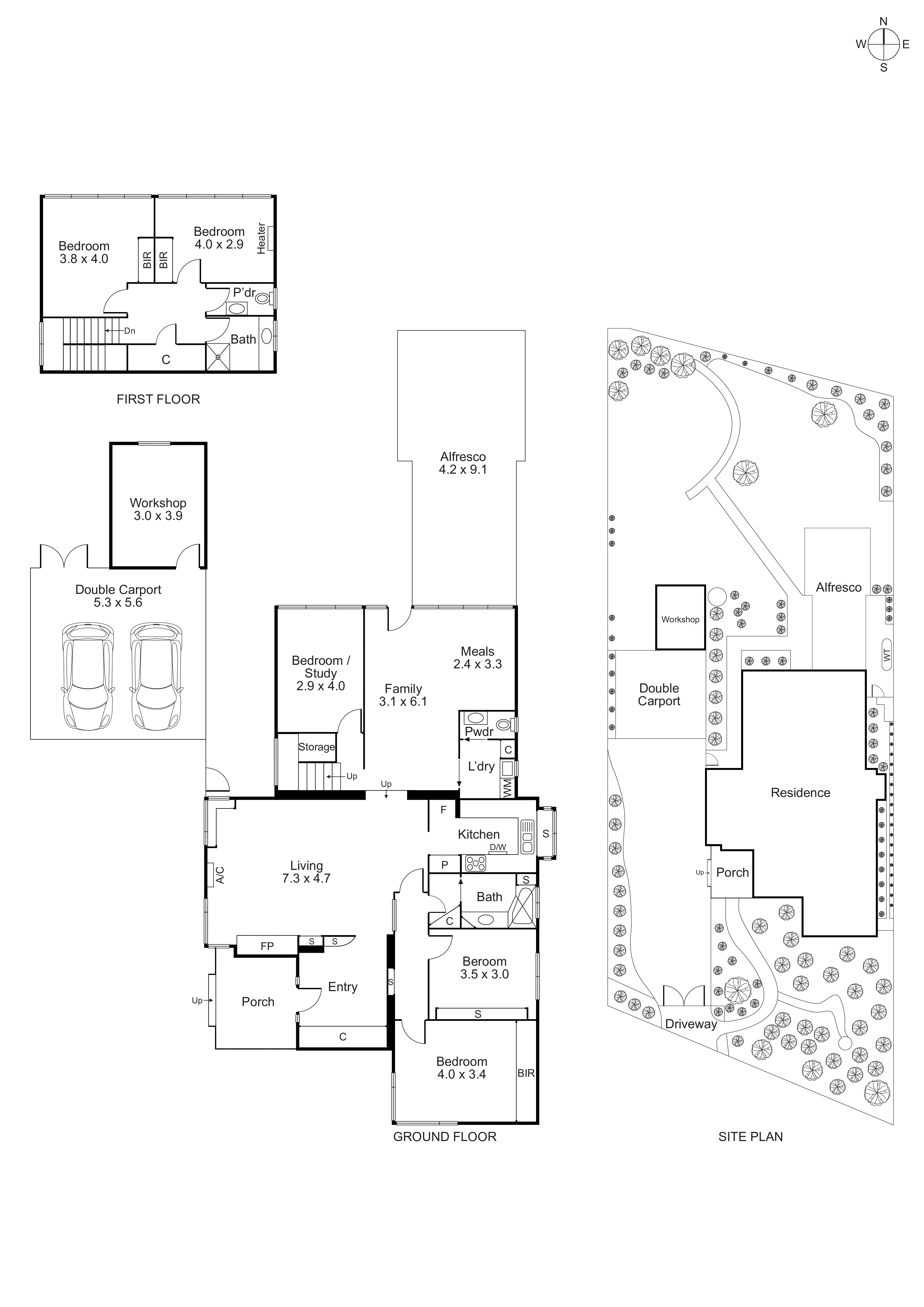 1 Garden Avenue, Brighton East VIC 3187 - Floorplan