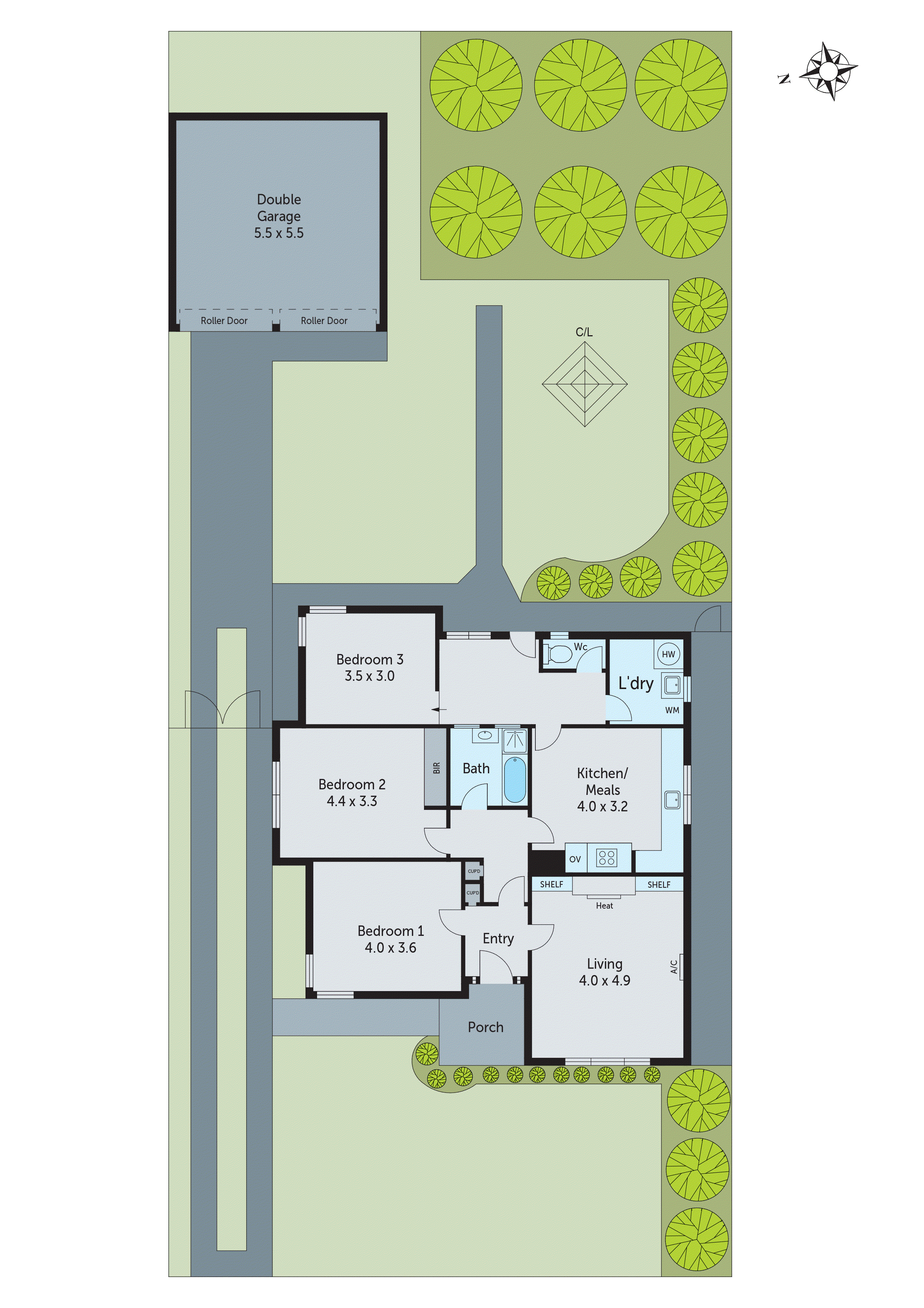 1 Garlick Avenue, Newtown VIC 3220 - Floorplan