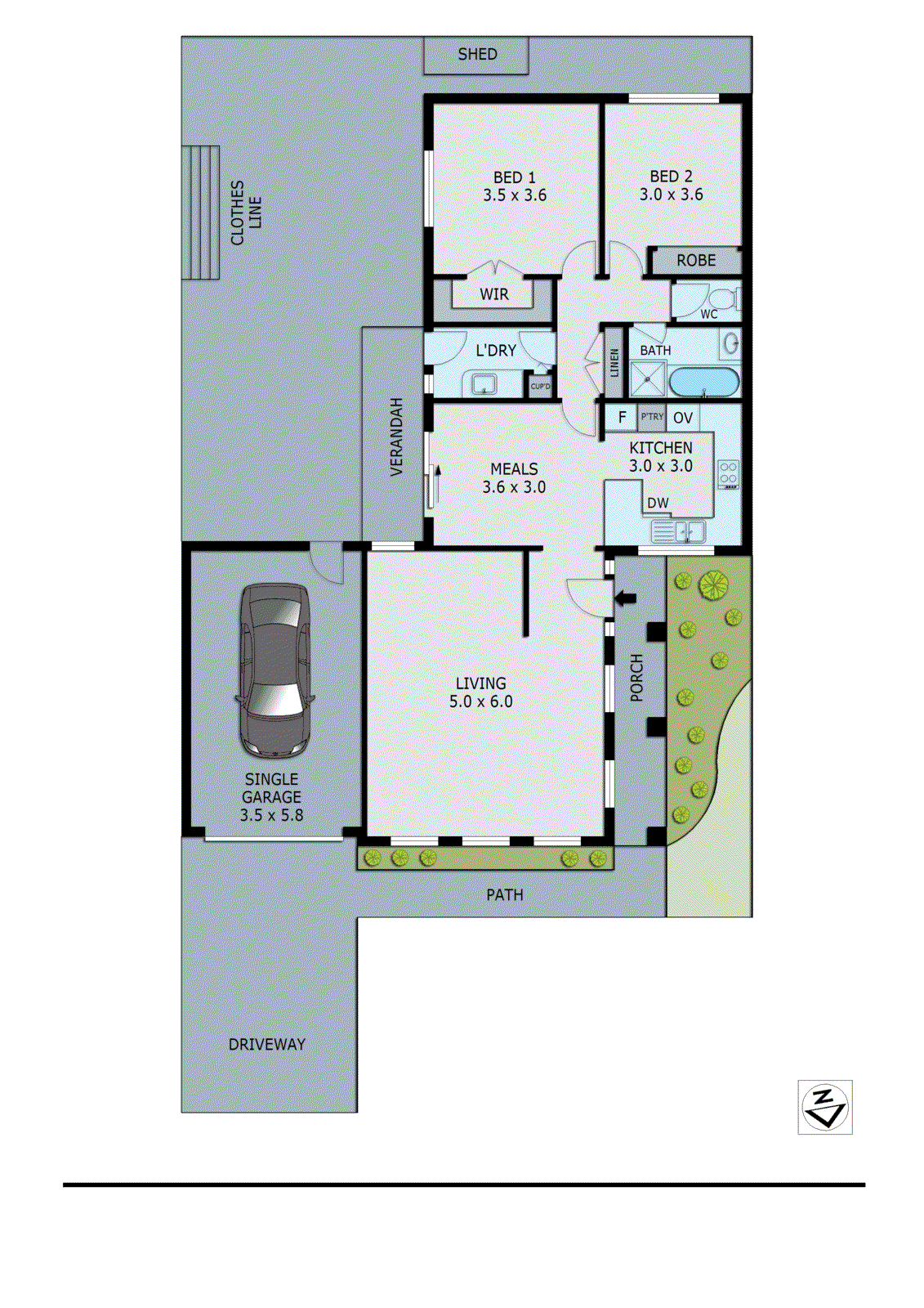 1 Glen Avis Grove, Dingley Village VIC 3172 - Floorplan
