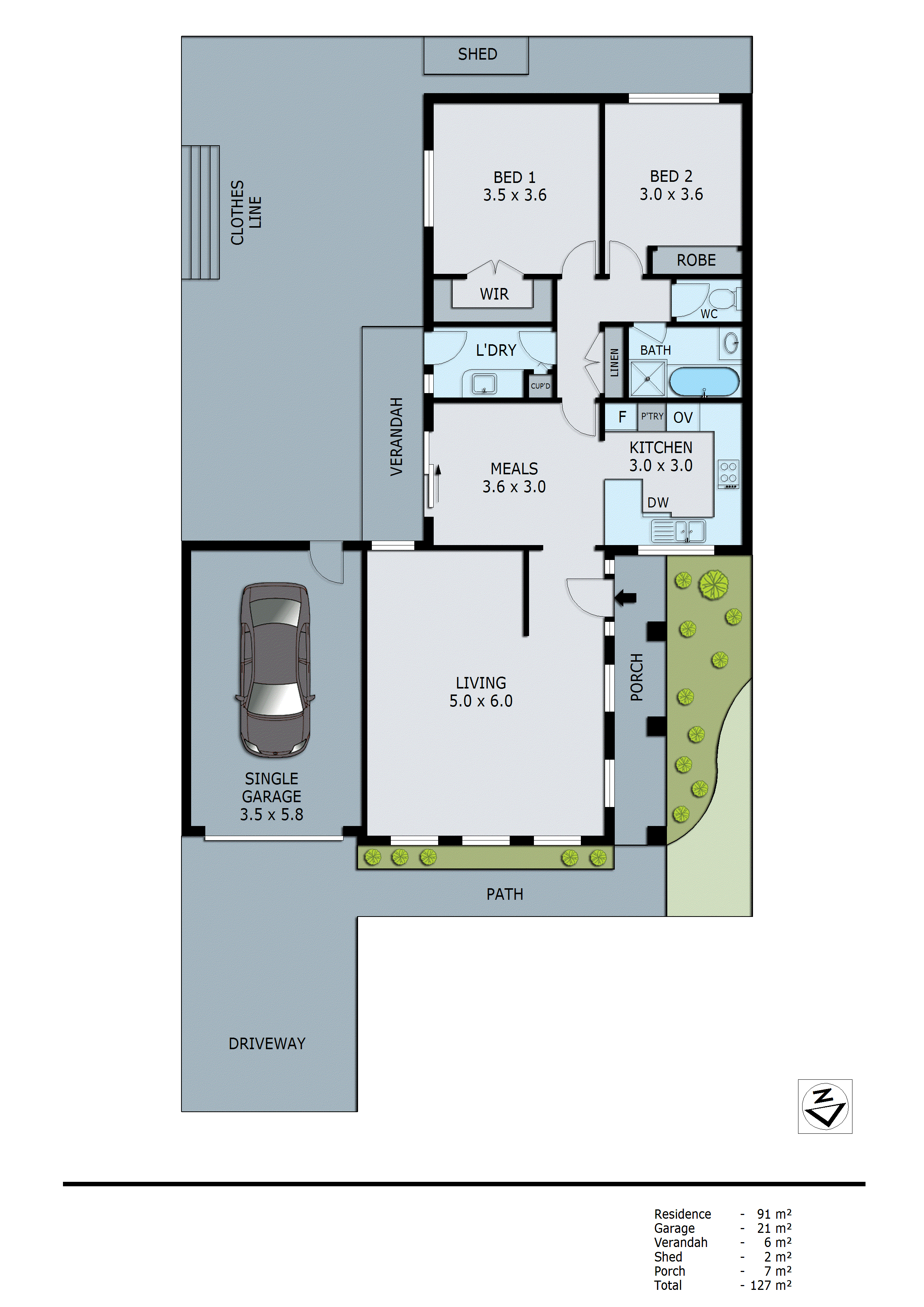 1 Glen Avis Grove, Dingley Village VIC 3172 - Floorplan