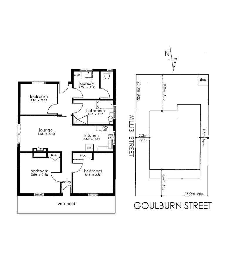 1 Goulburn Street, YARRAVILLE VIC 3013 - Floorplan