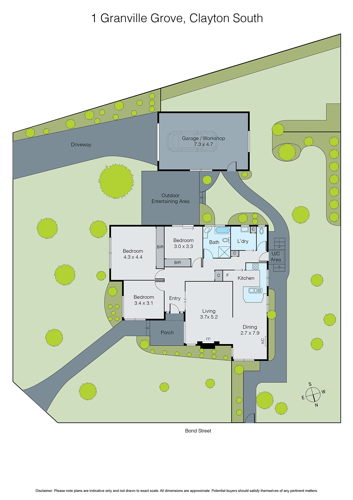 1 Granville Grove, Clayton South VIC 3169 - Floorplan