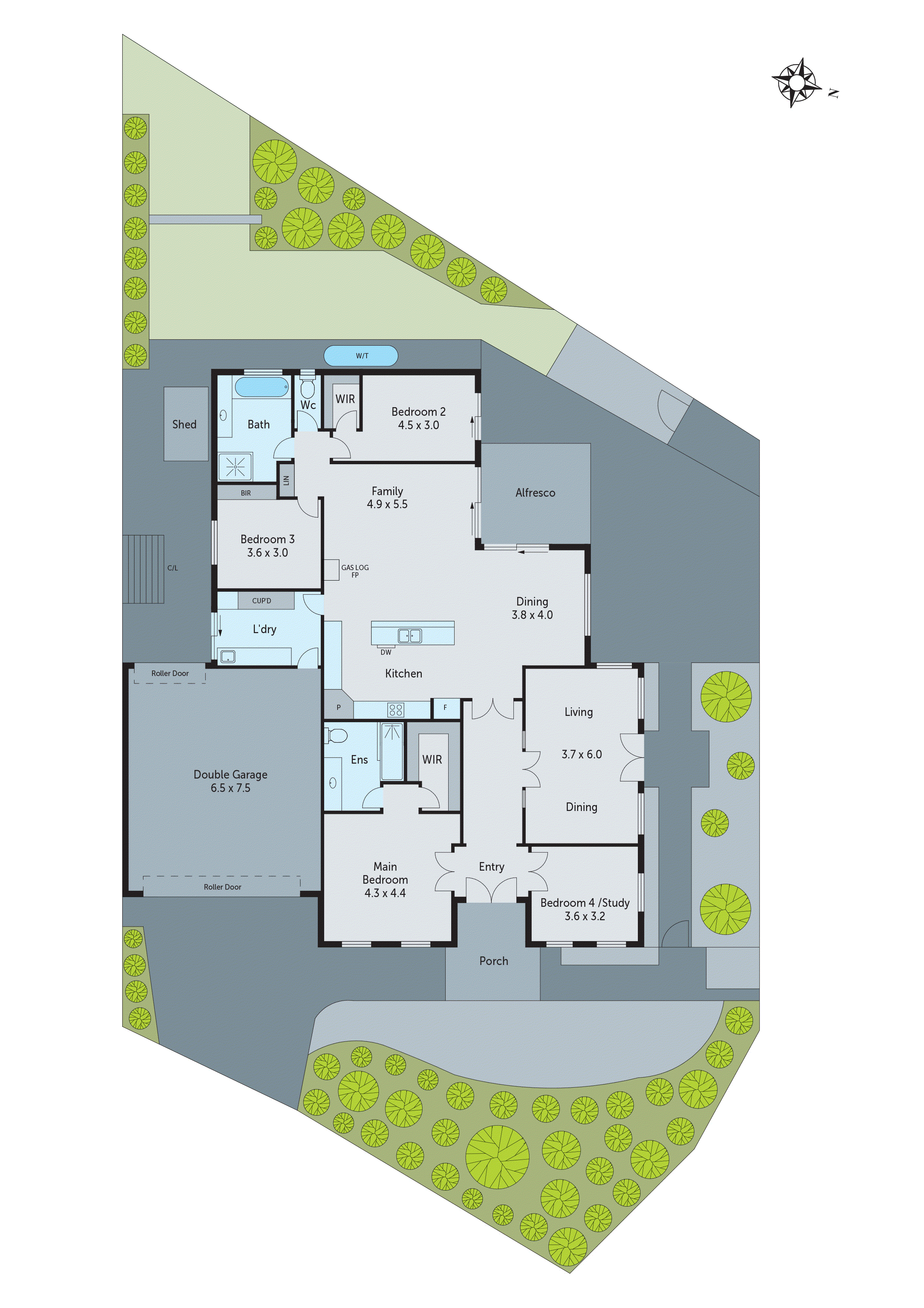 1 Gumtree Court, Highton VIC 3216 - Floorplan