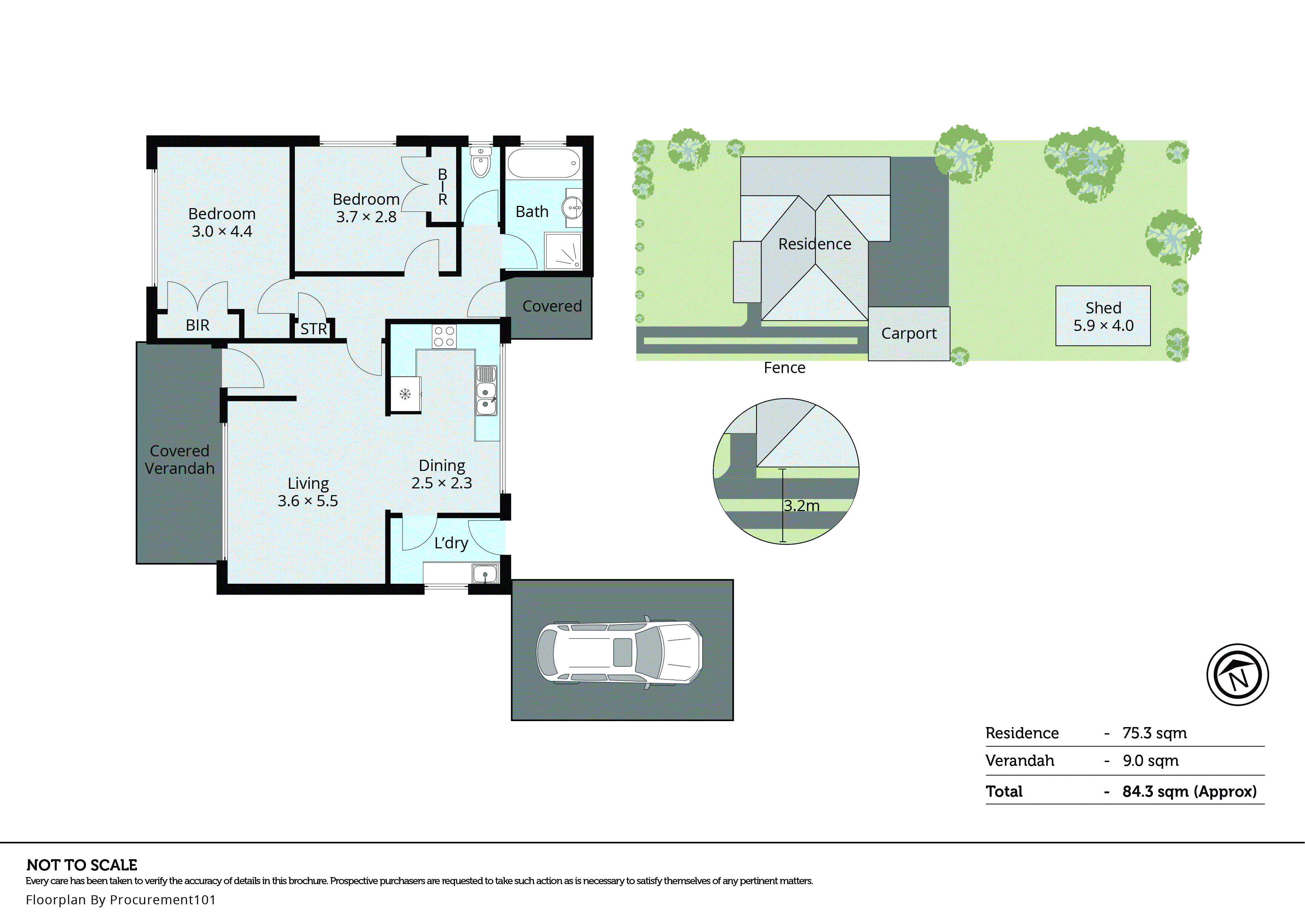 1 Haldane Street, Keysborough VIC 3173 - Floorplan